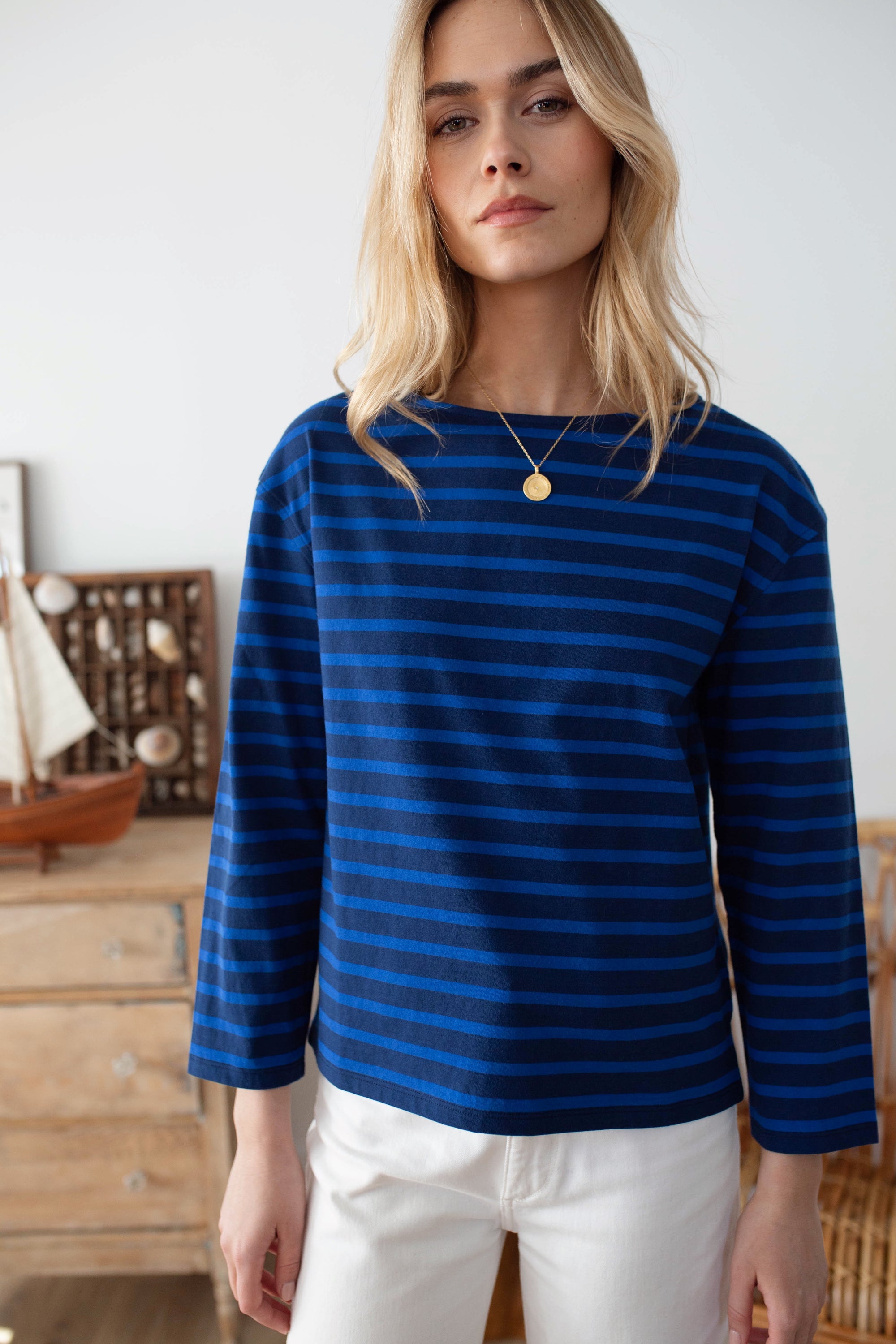 Long Sleeve Mariner - Tidal Blue/Navy