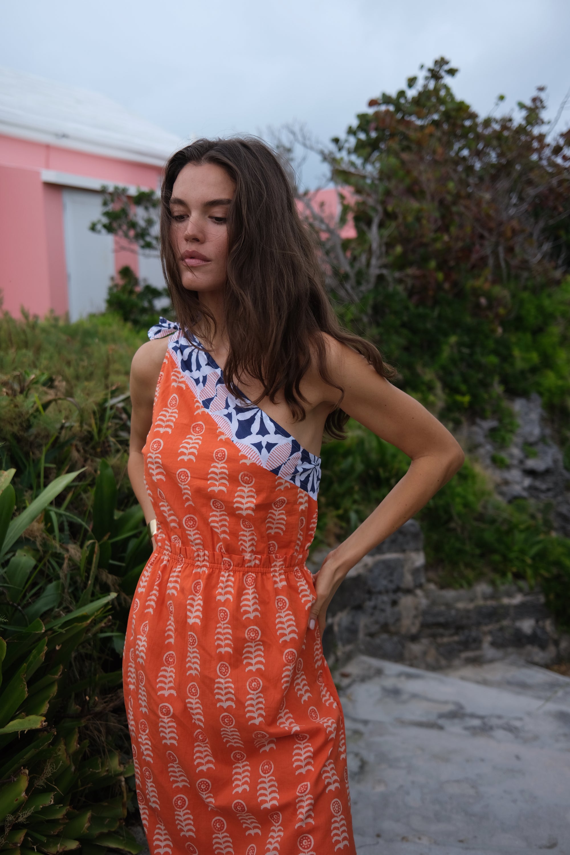 Claudia Dress - Floral Vine