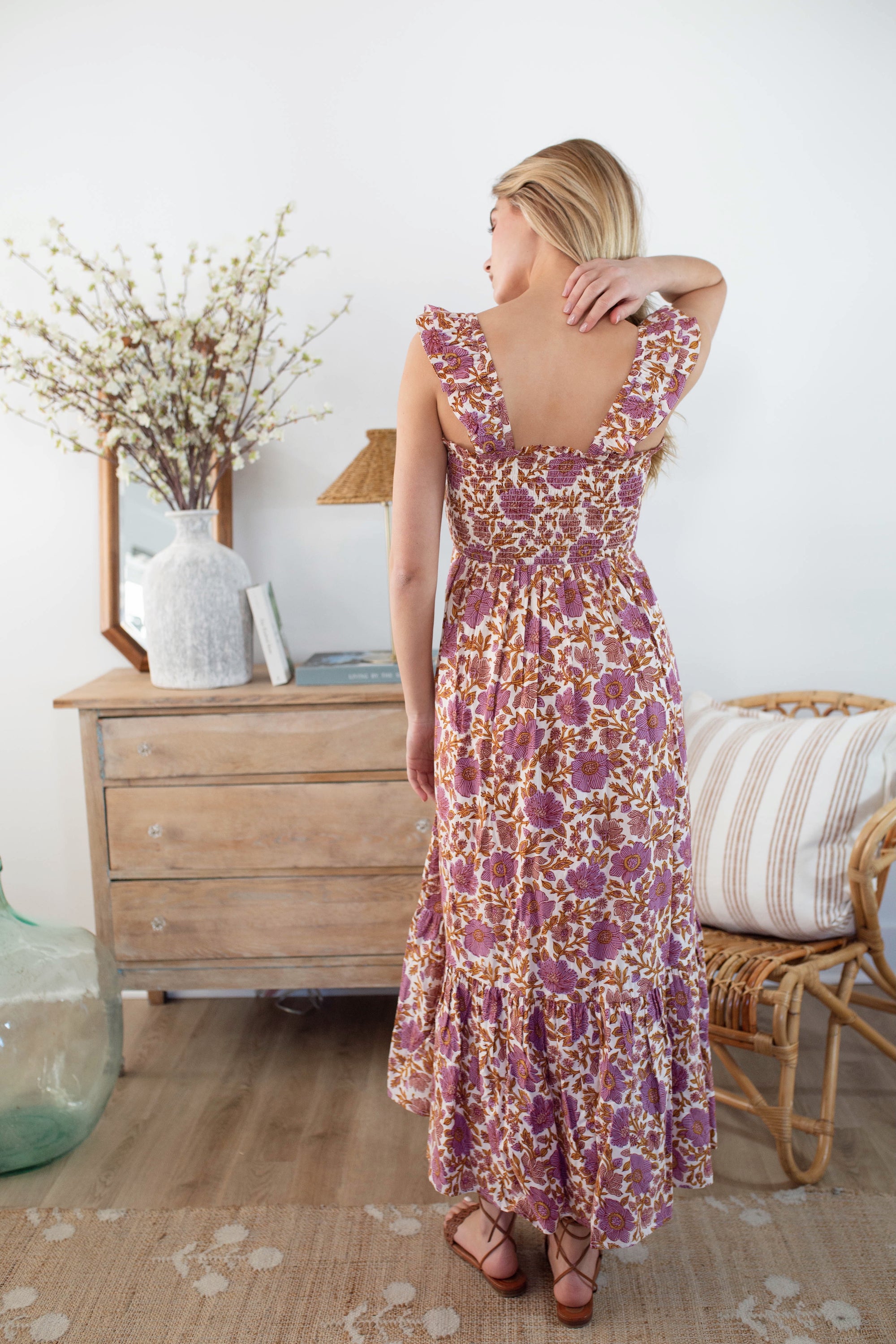 Sasco Dress - Lilac Orsay Floral - SUMMER SALE