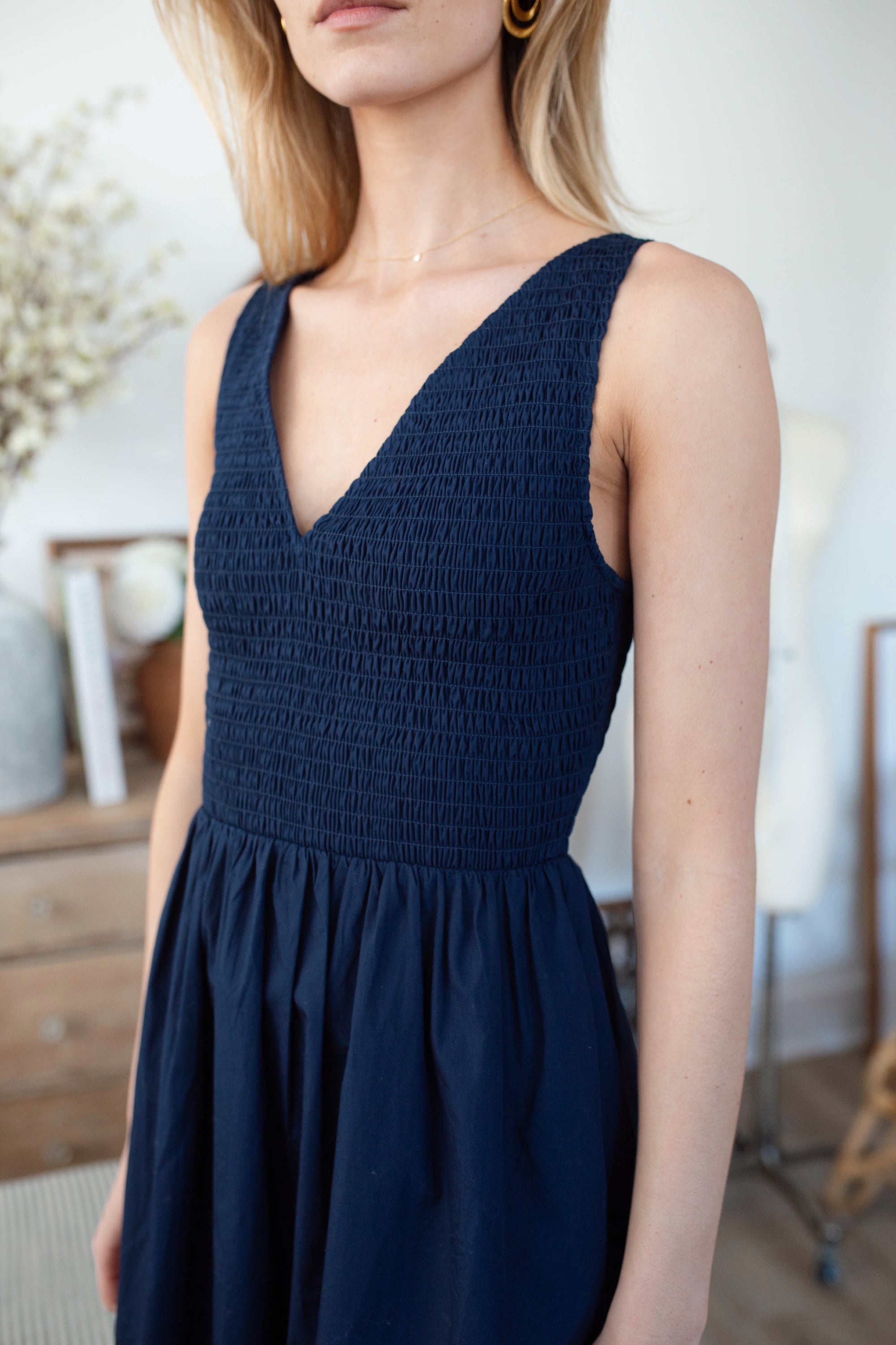 Cora Dress - Navy