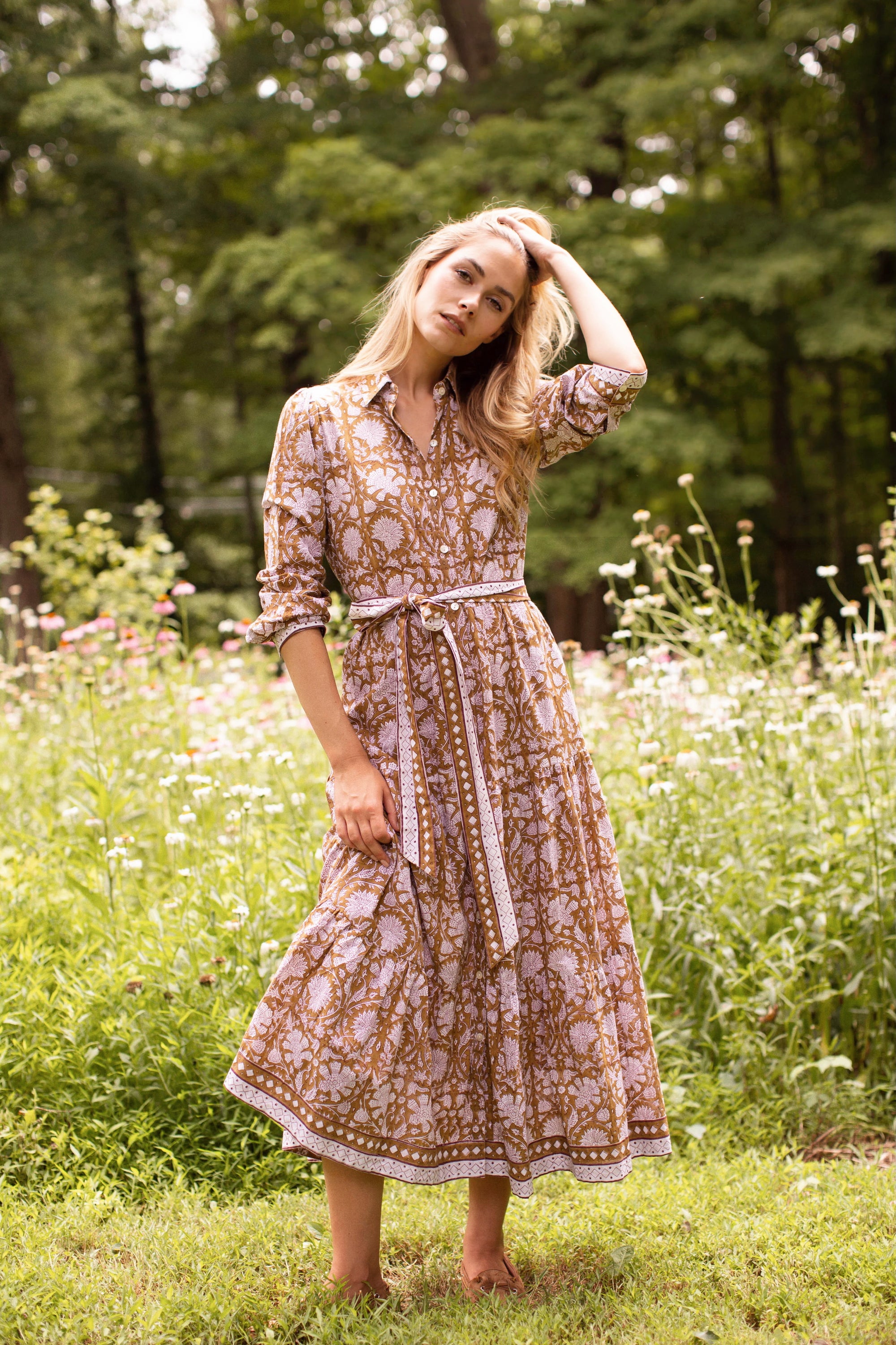 Flounce Shirt Dress - Tinsel Lorient