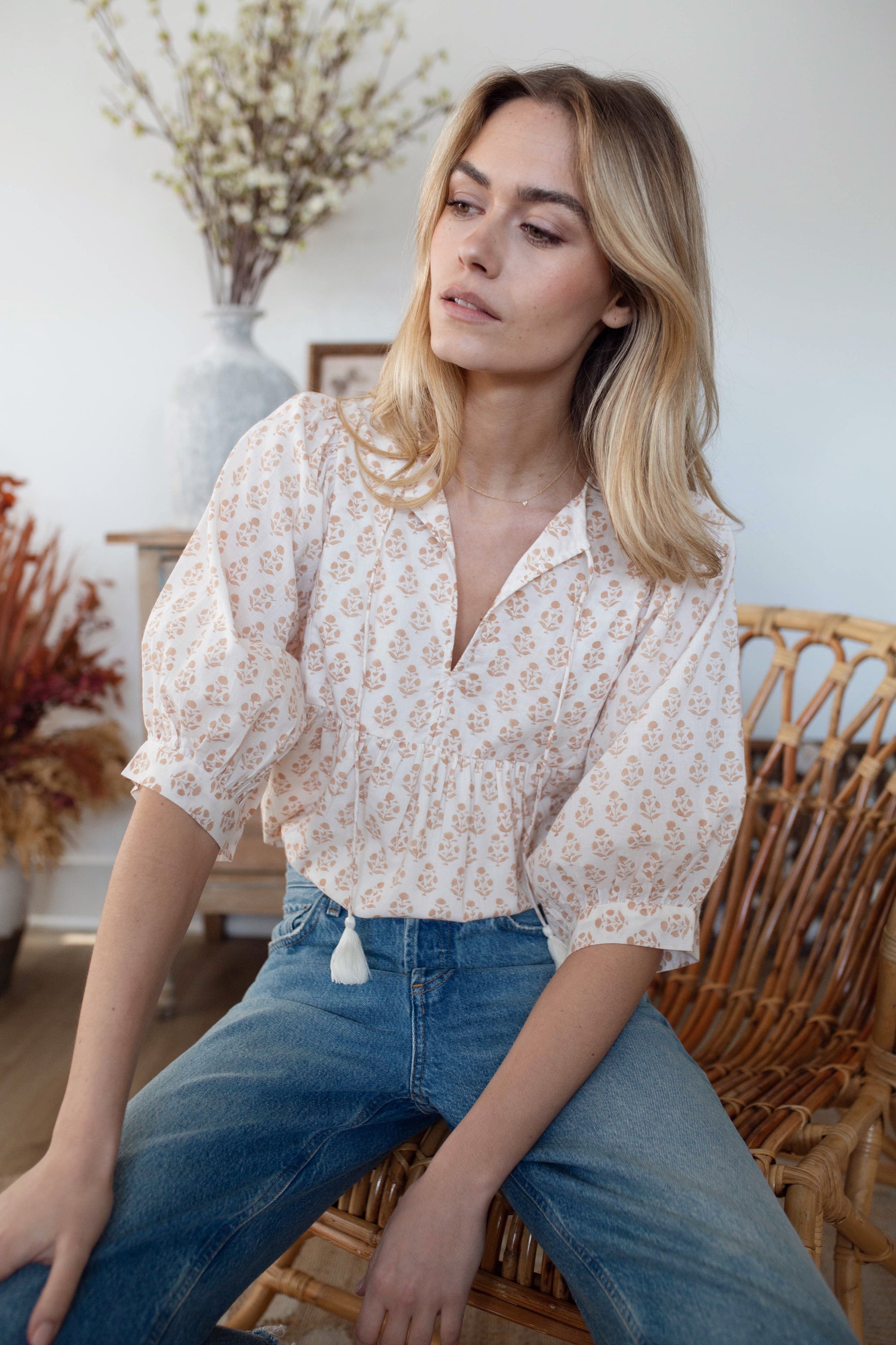 Steph Top - Tinsel Dandelion