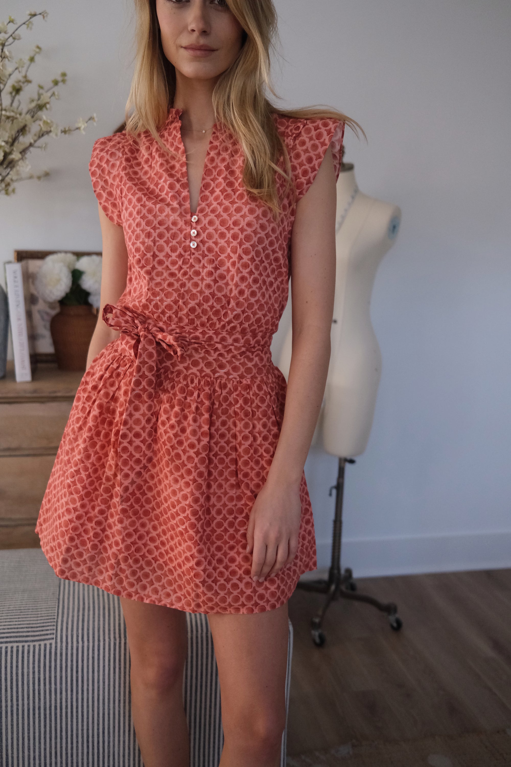 Liz Dress - Pink Porto