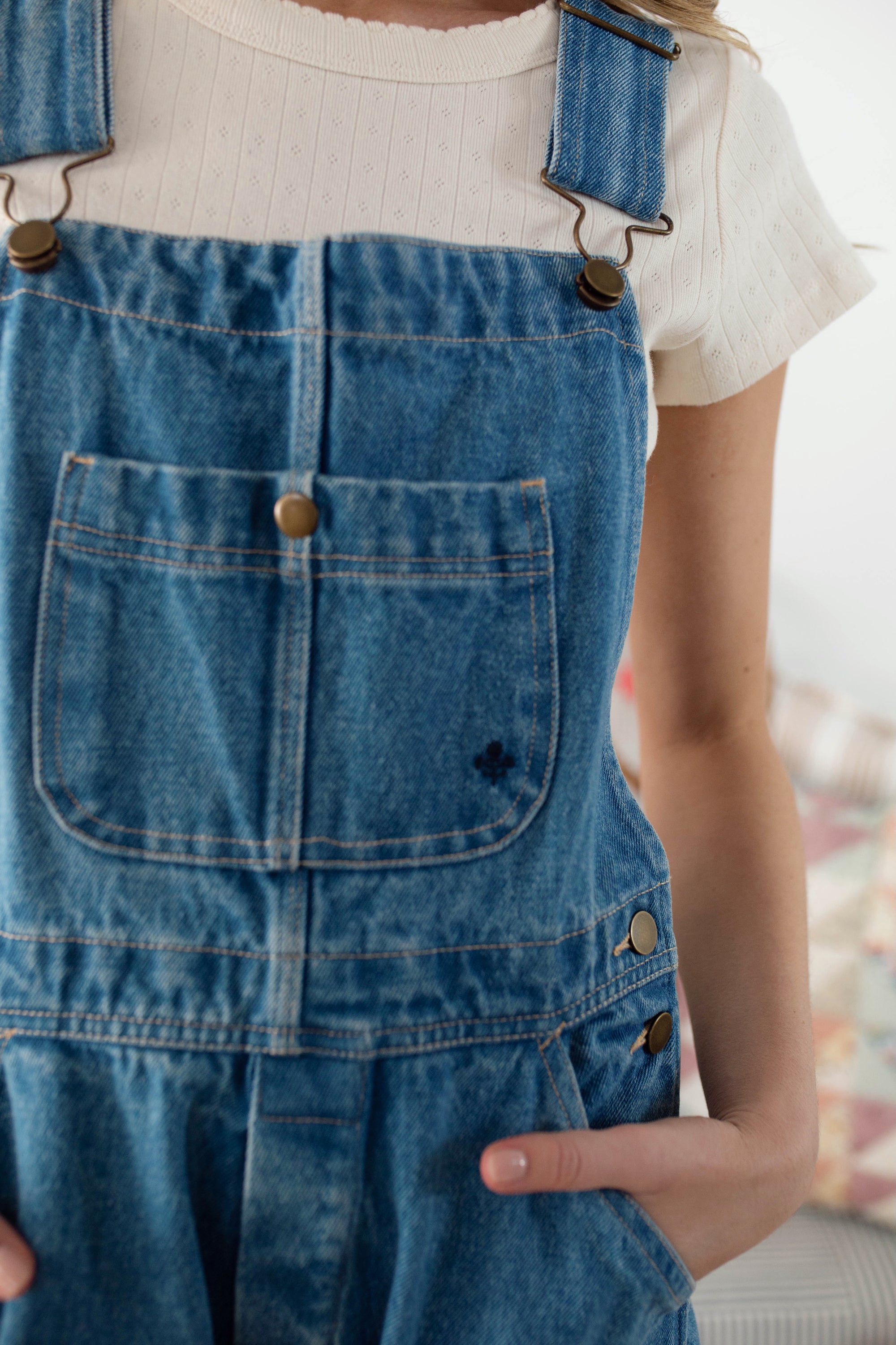 Denim Overalls - Vintage Wash