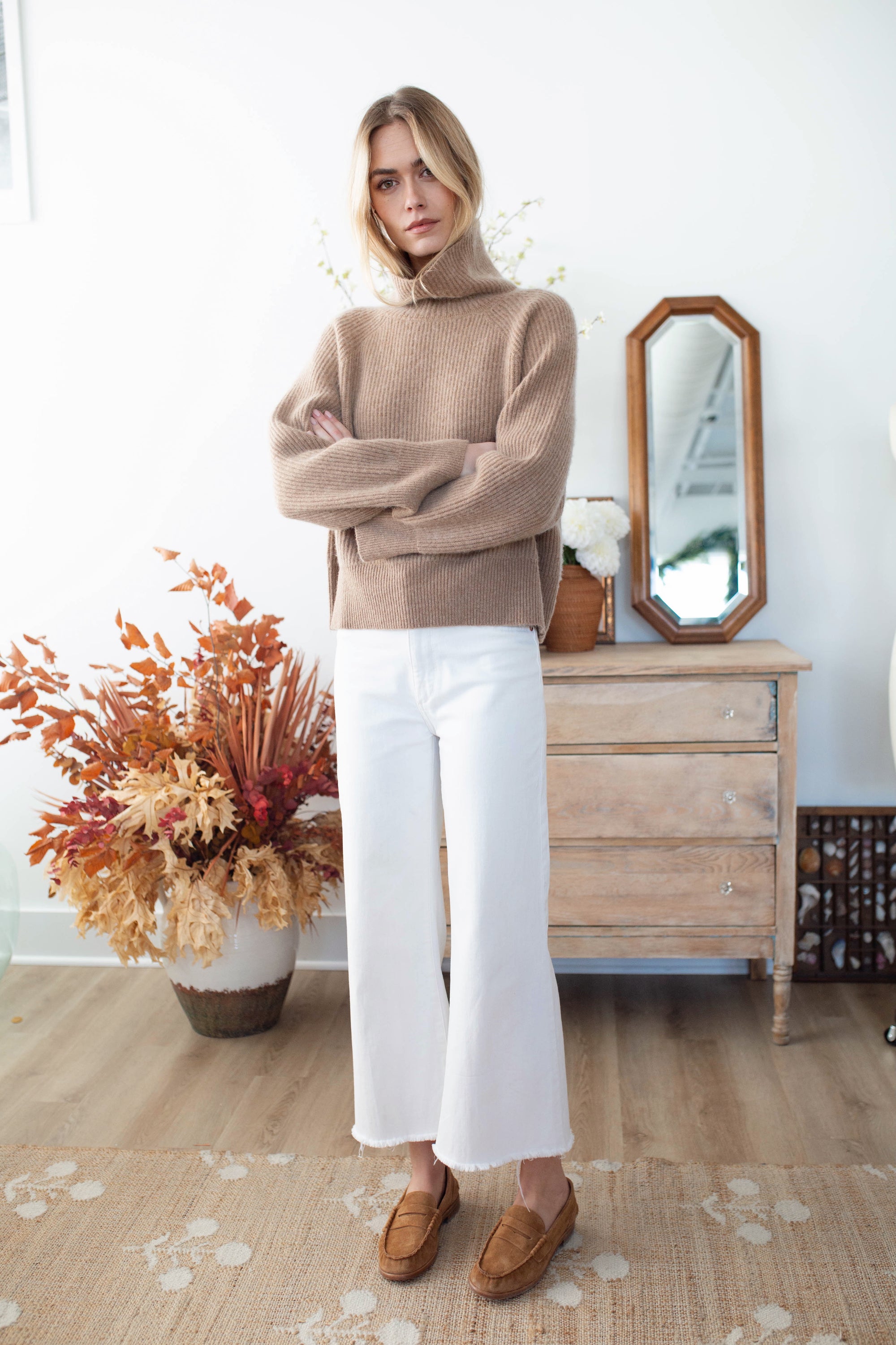 Sienna Sweater - Camel Heather