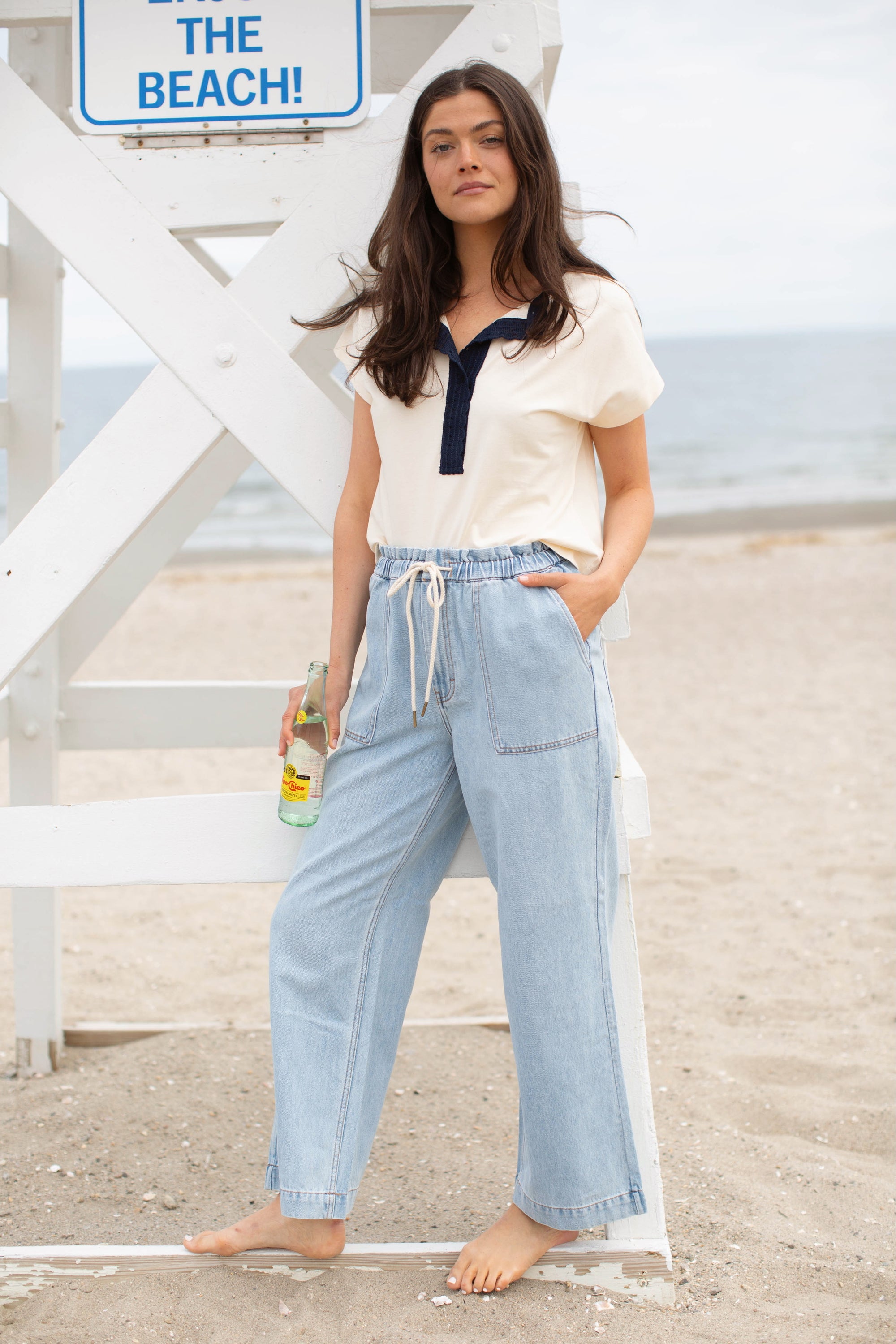 Denim Pants - Pale Wash