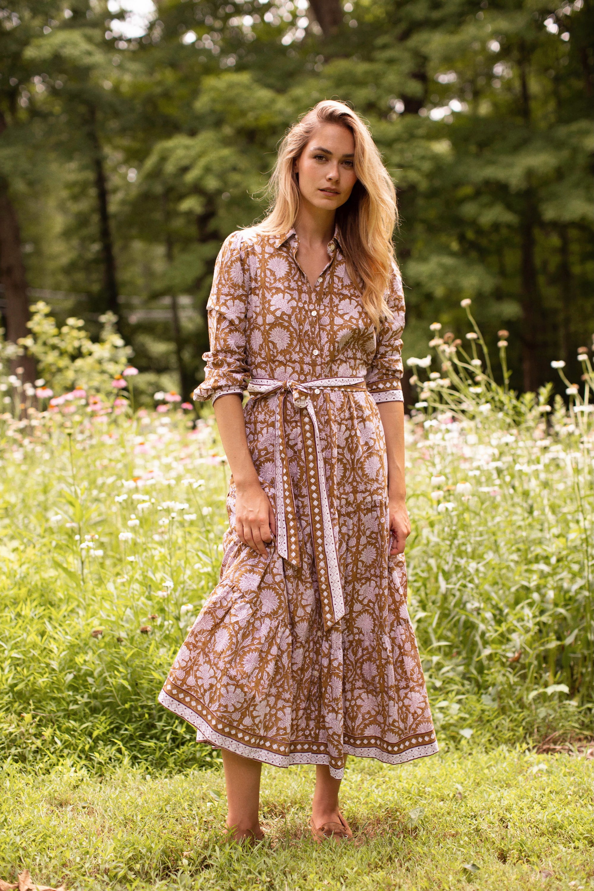 Flounce Shirt Dress - Tinsel Lorient