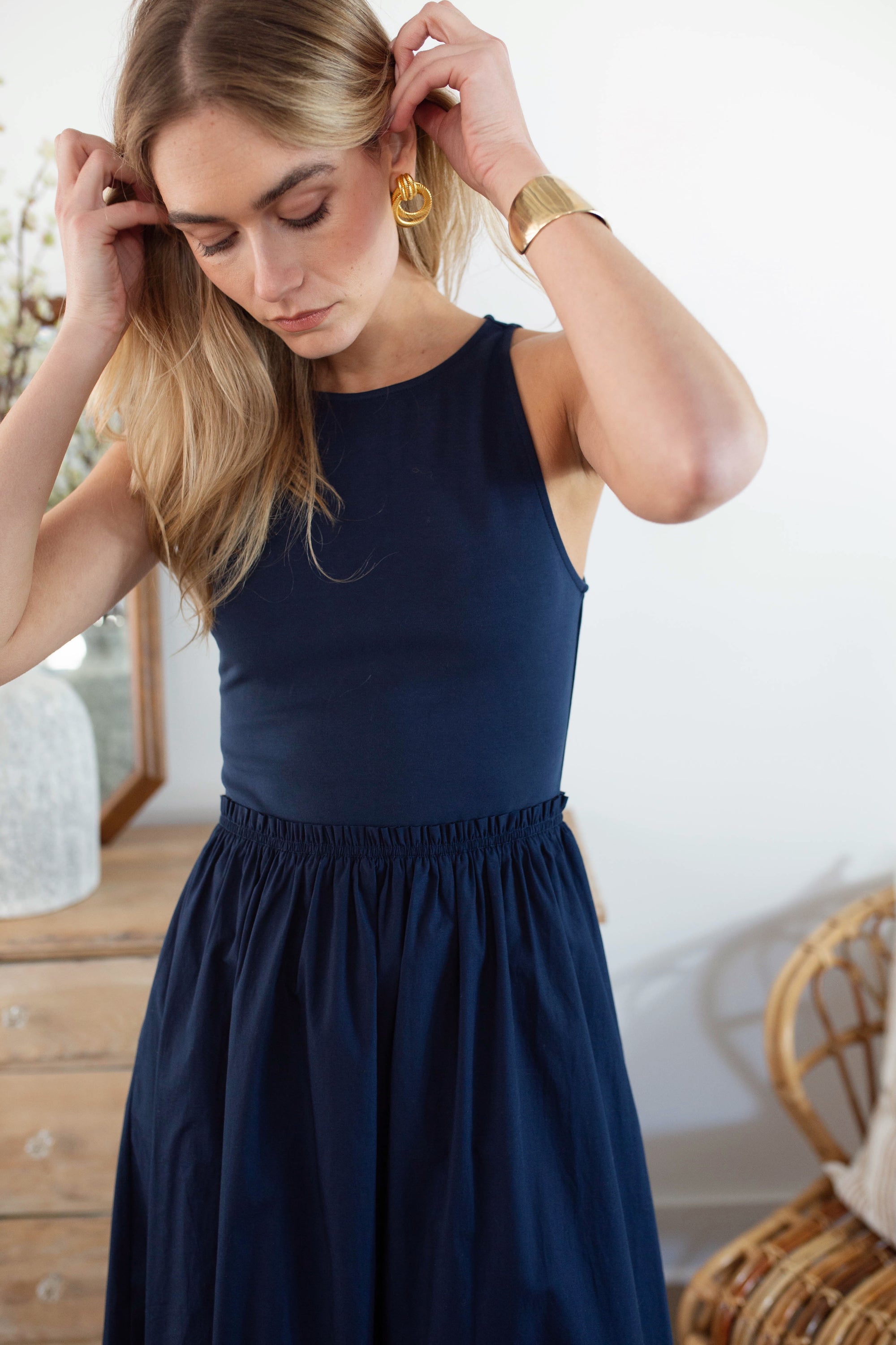 Mixi Dress - Navy