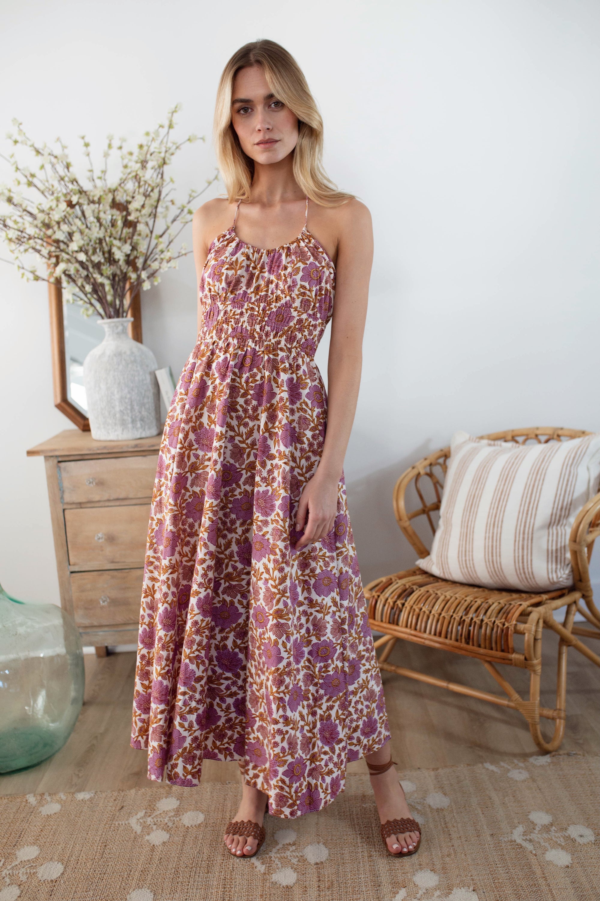 Mireille Dress - Lilac Orsay Floral
