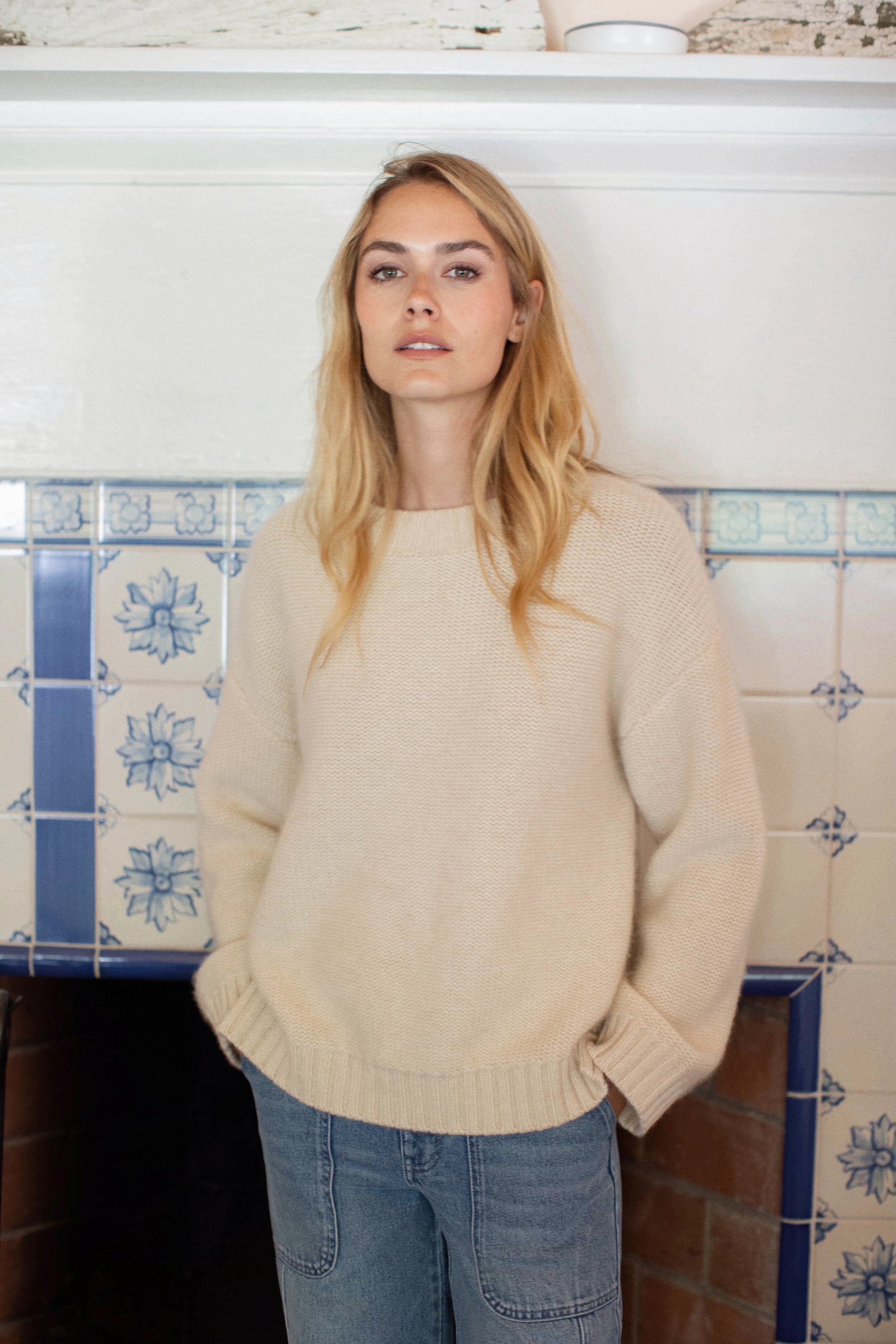 Winter Beach Sweater - Ivory