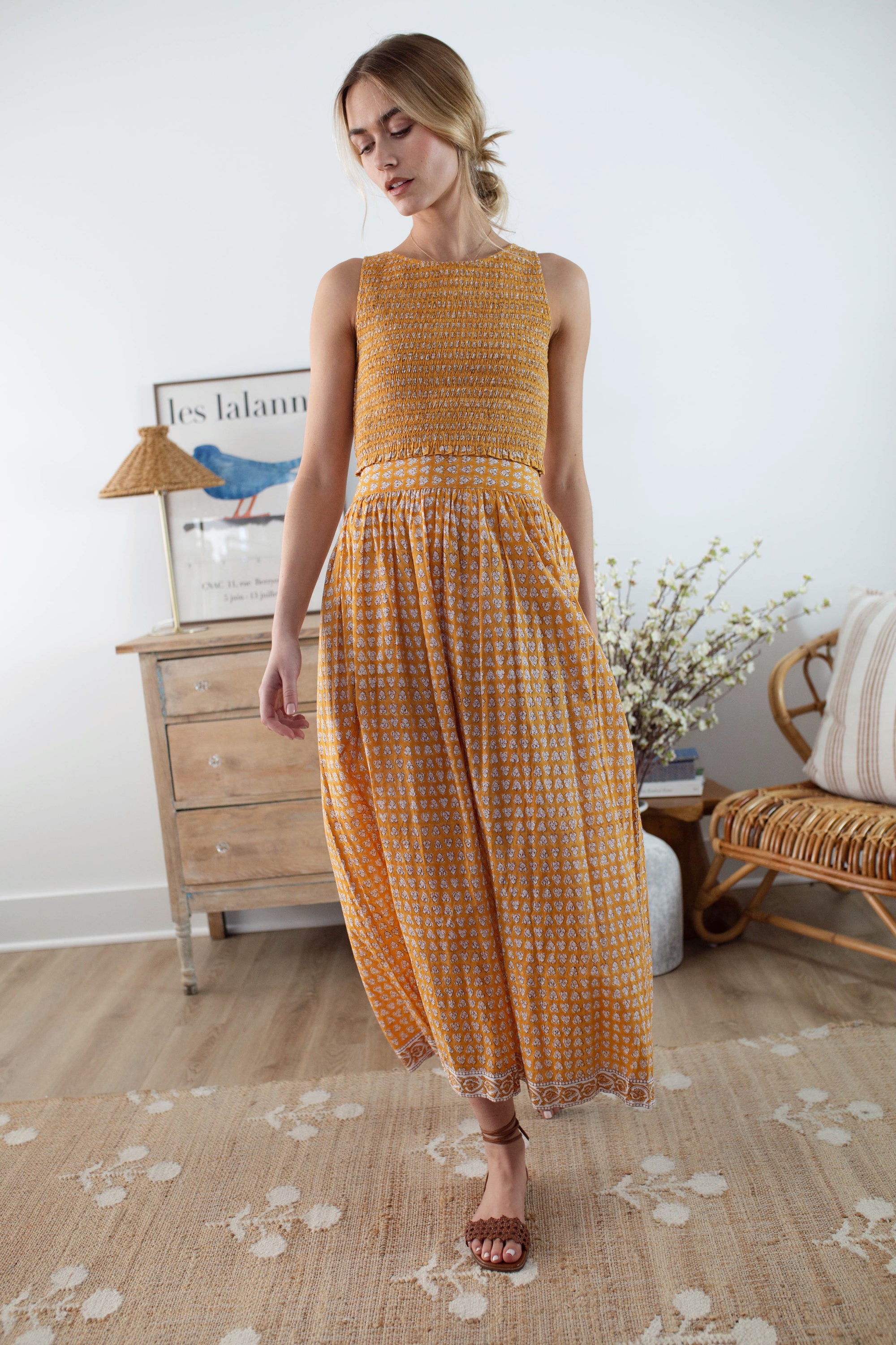 Charlotte Top - Marigold Thistle