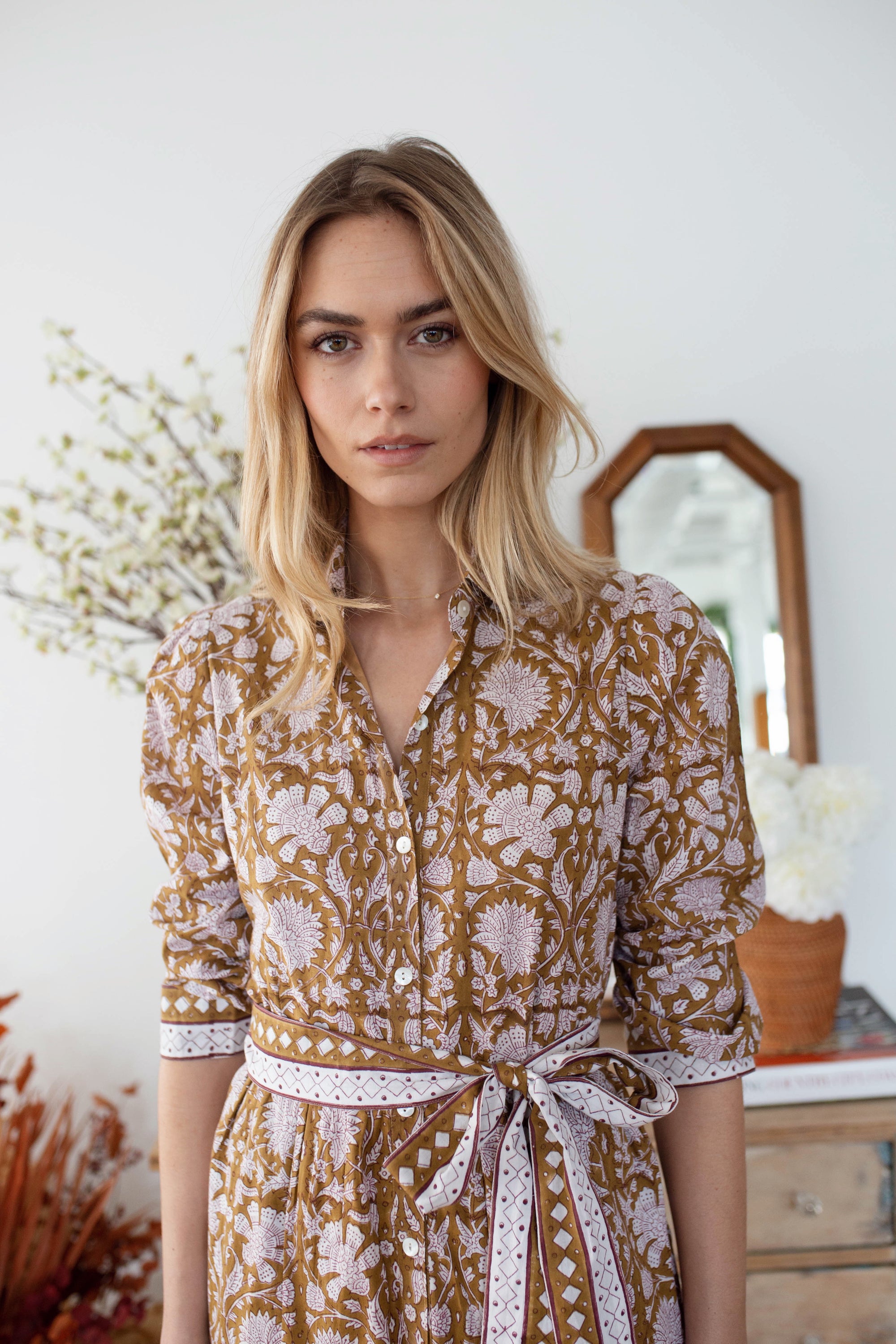 Flounce Shirt Dress - Tinsel Lorient