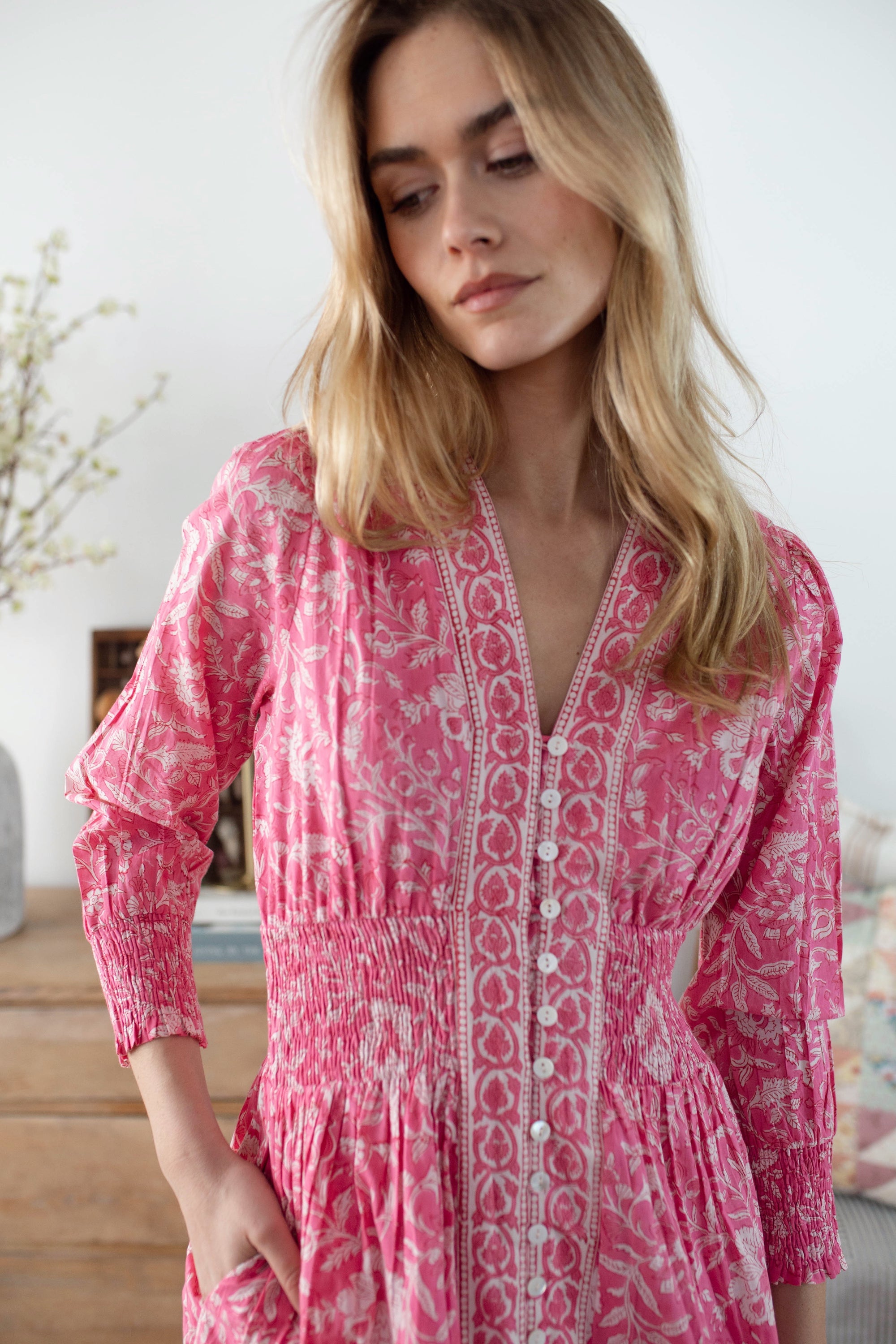Francesca Dress - Cherry Blossom