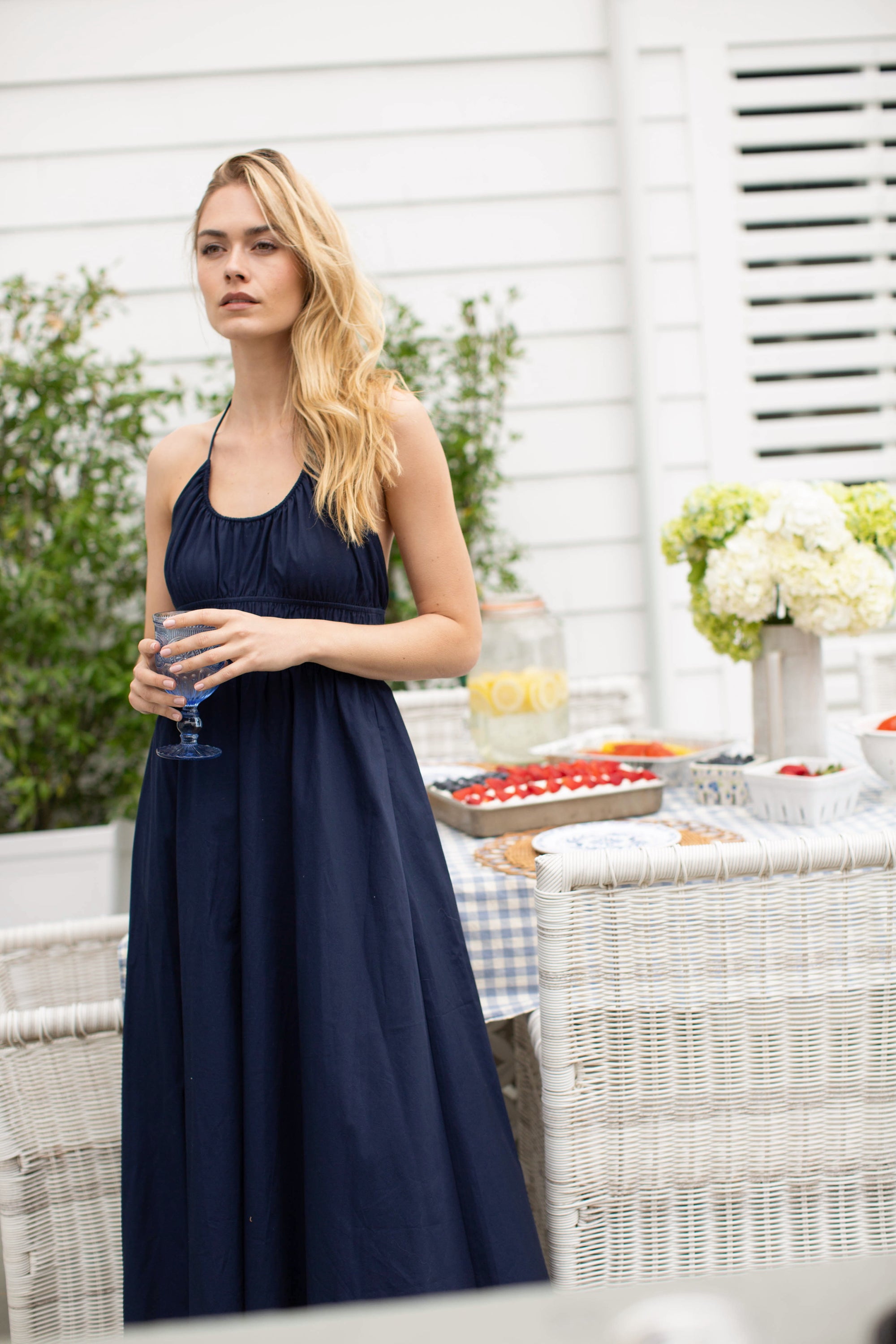Mireille Dress - Navy