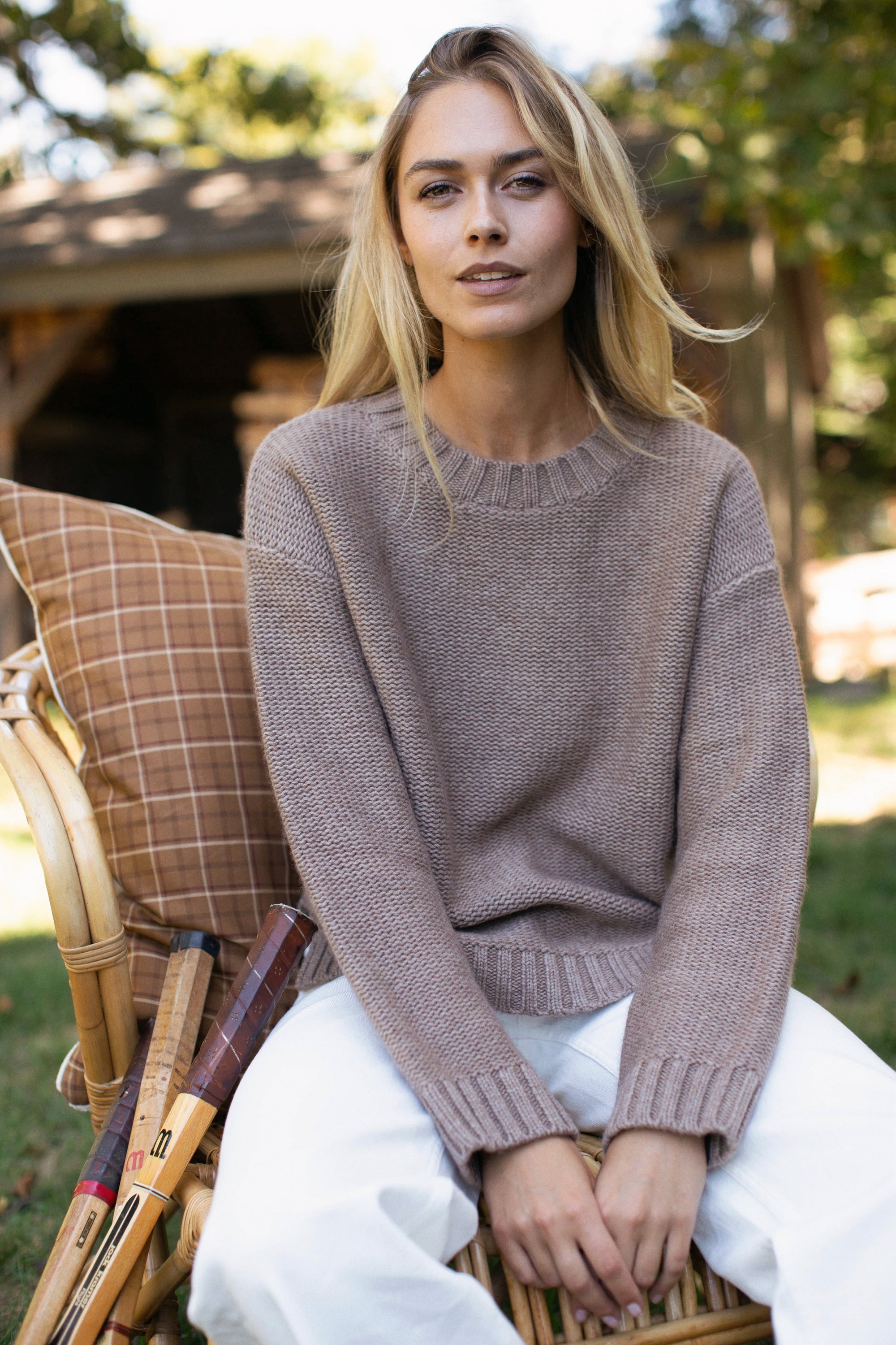 Winter Beach Sweater - Mocha
