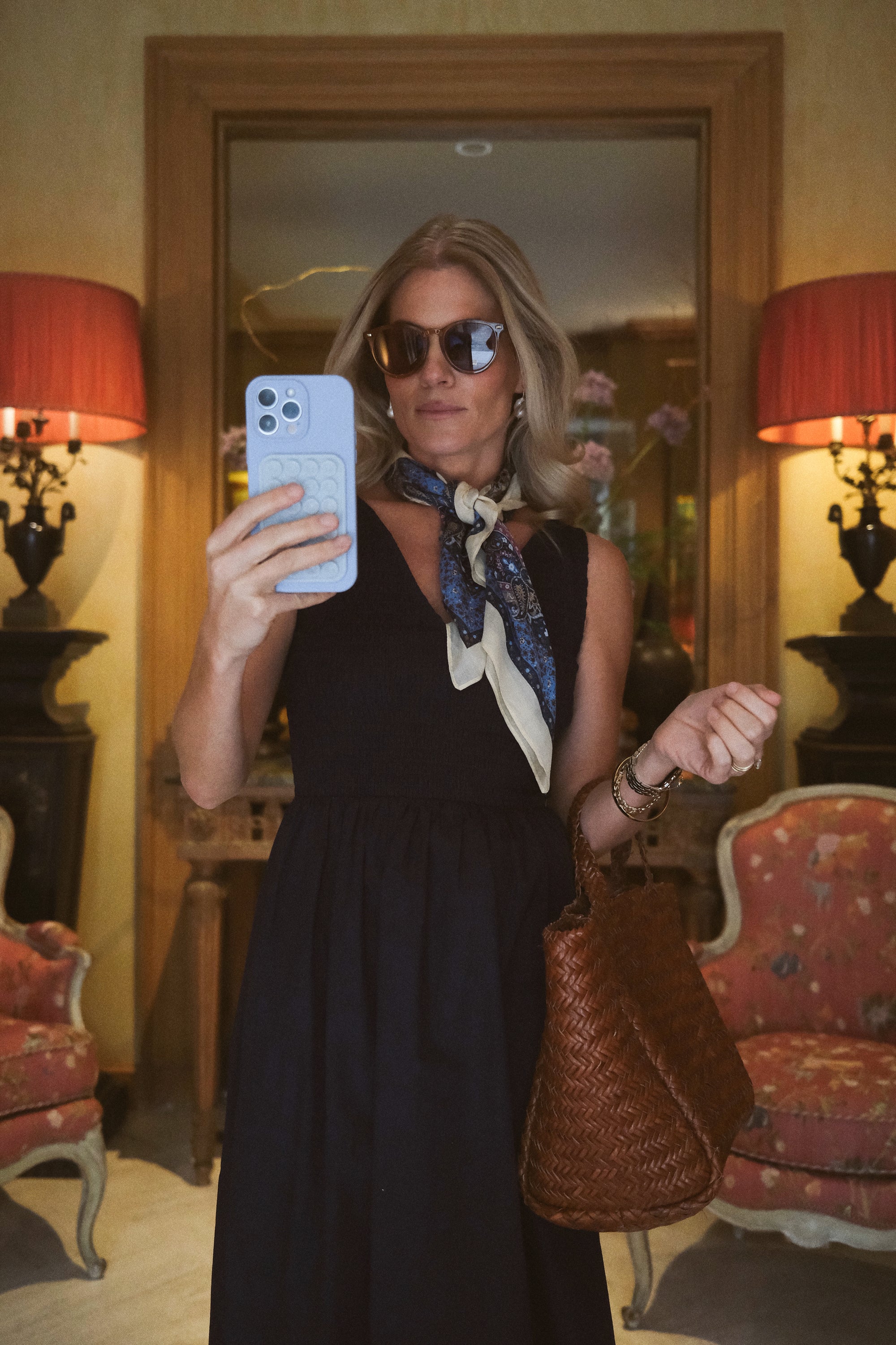 Cora Dress - Navy