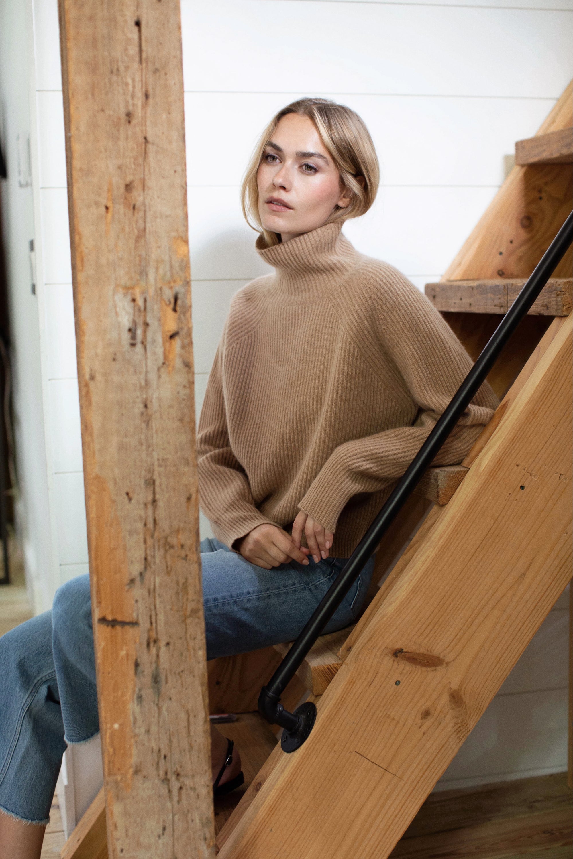 Sienna Sweater - Camel Heather