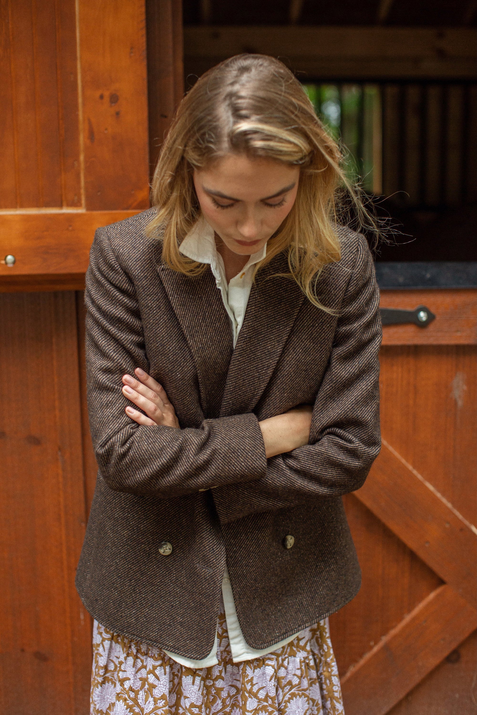 Hacking Jacket - Chocolate Herringbone