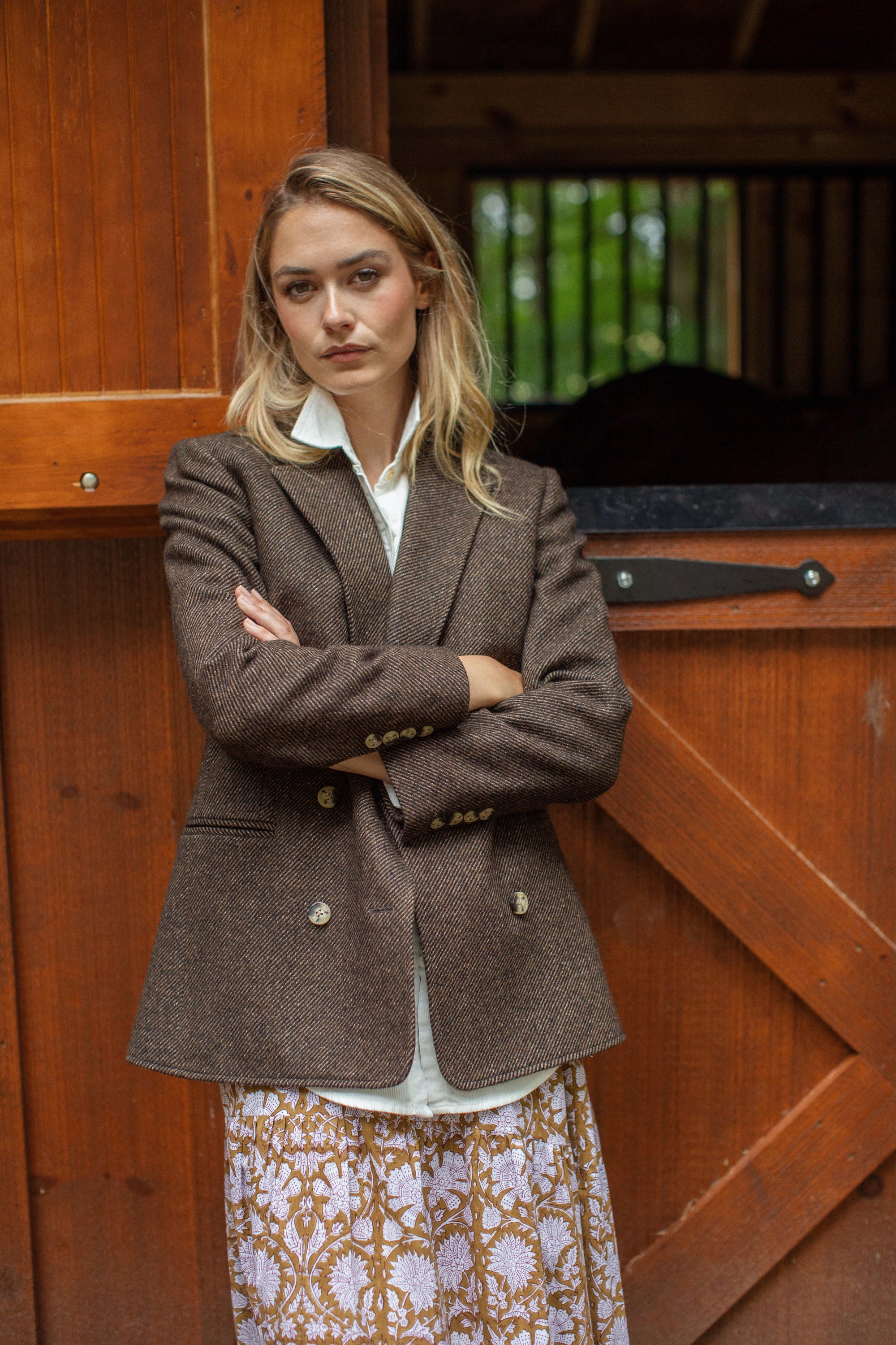 Hacking Jacket - Chocolate Herringbone