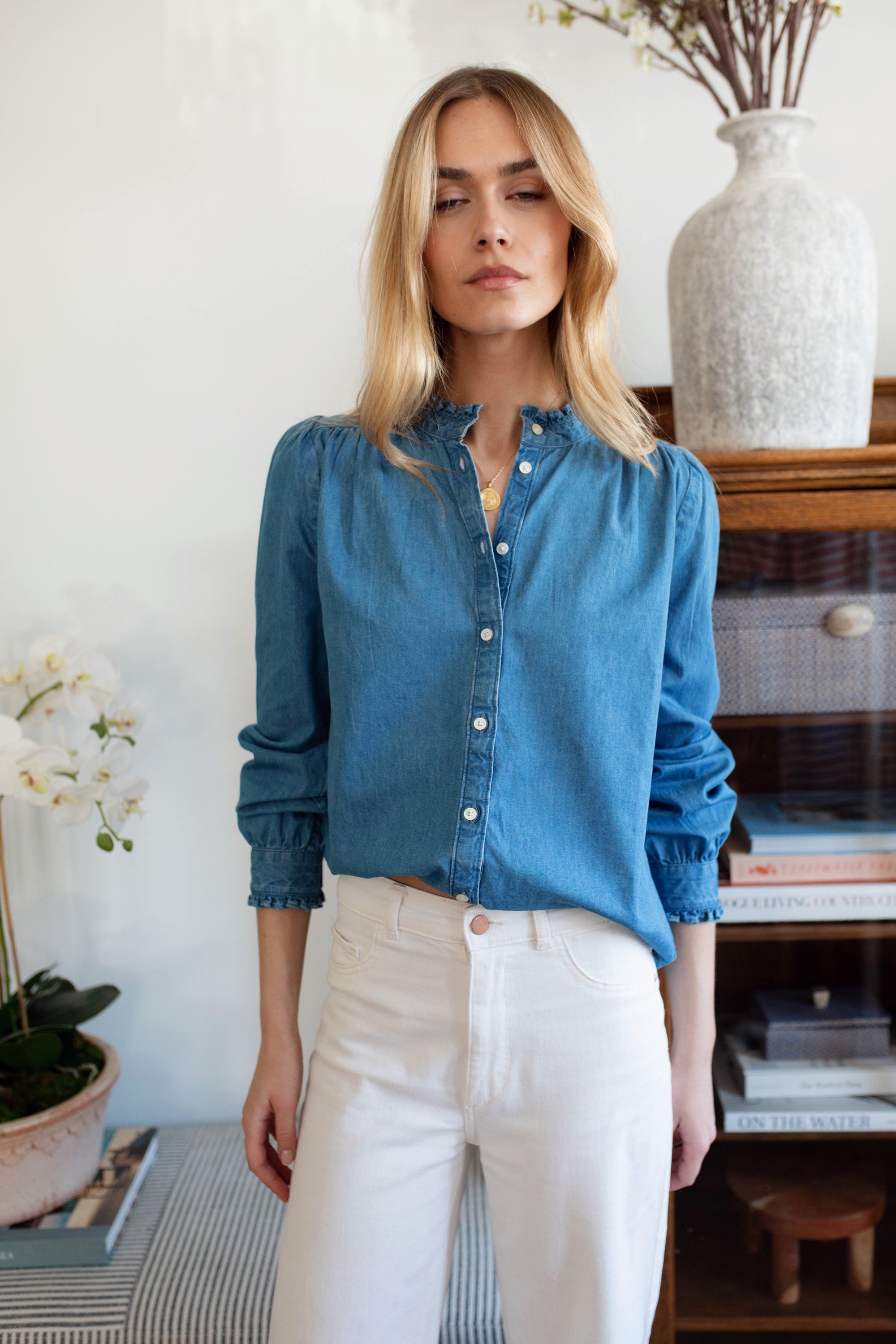 Charlie Shirt - Chambray