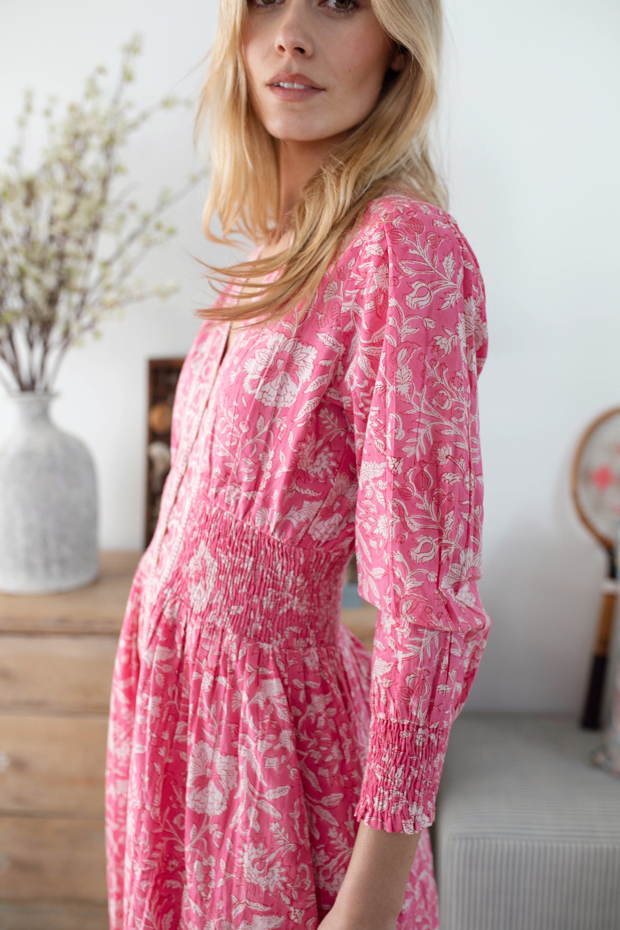 Francesca Dress - Cherry Blossom