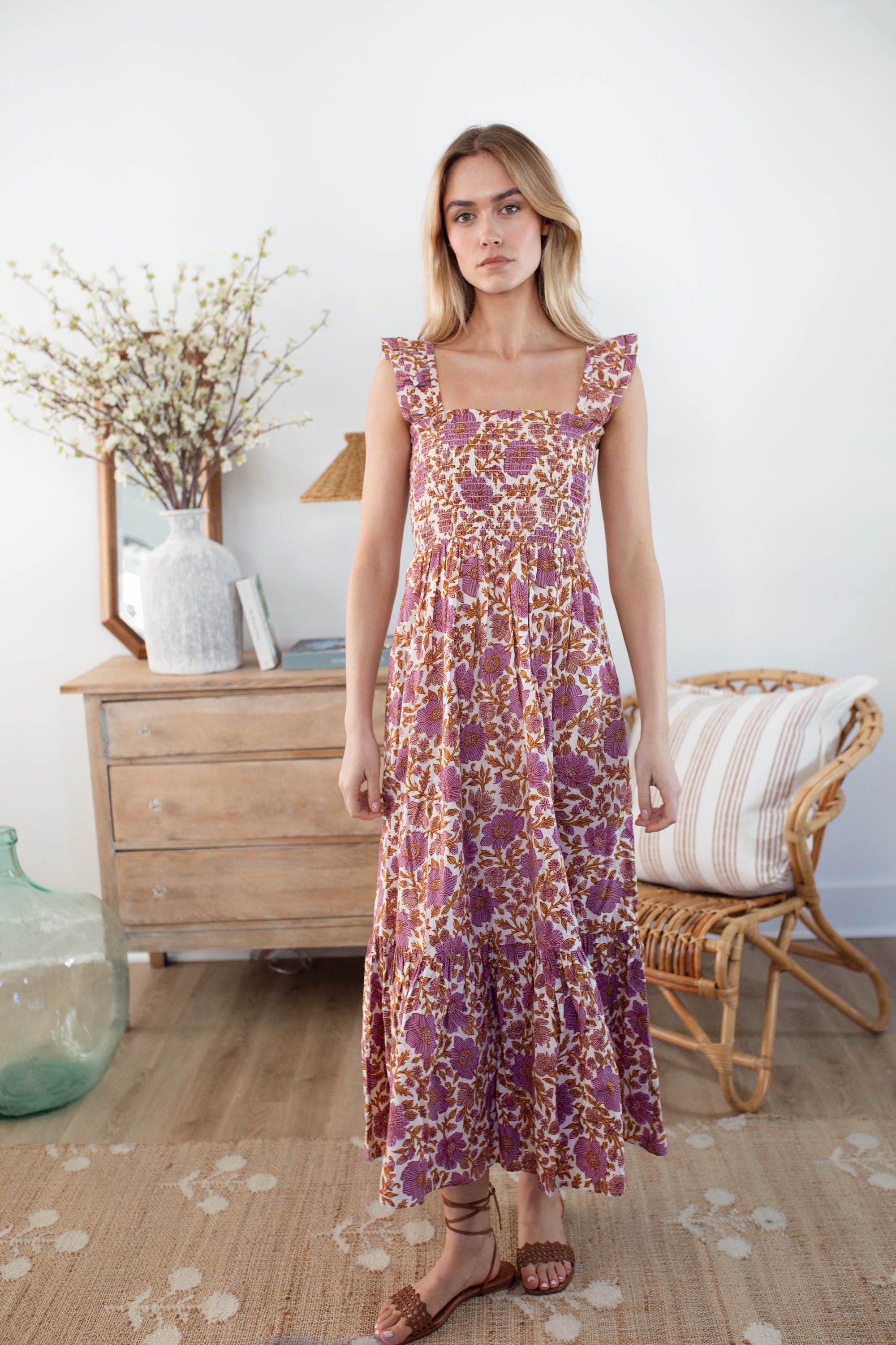 Sasco Dress - Lilac Orsay Floral - SUMMER SALE