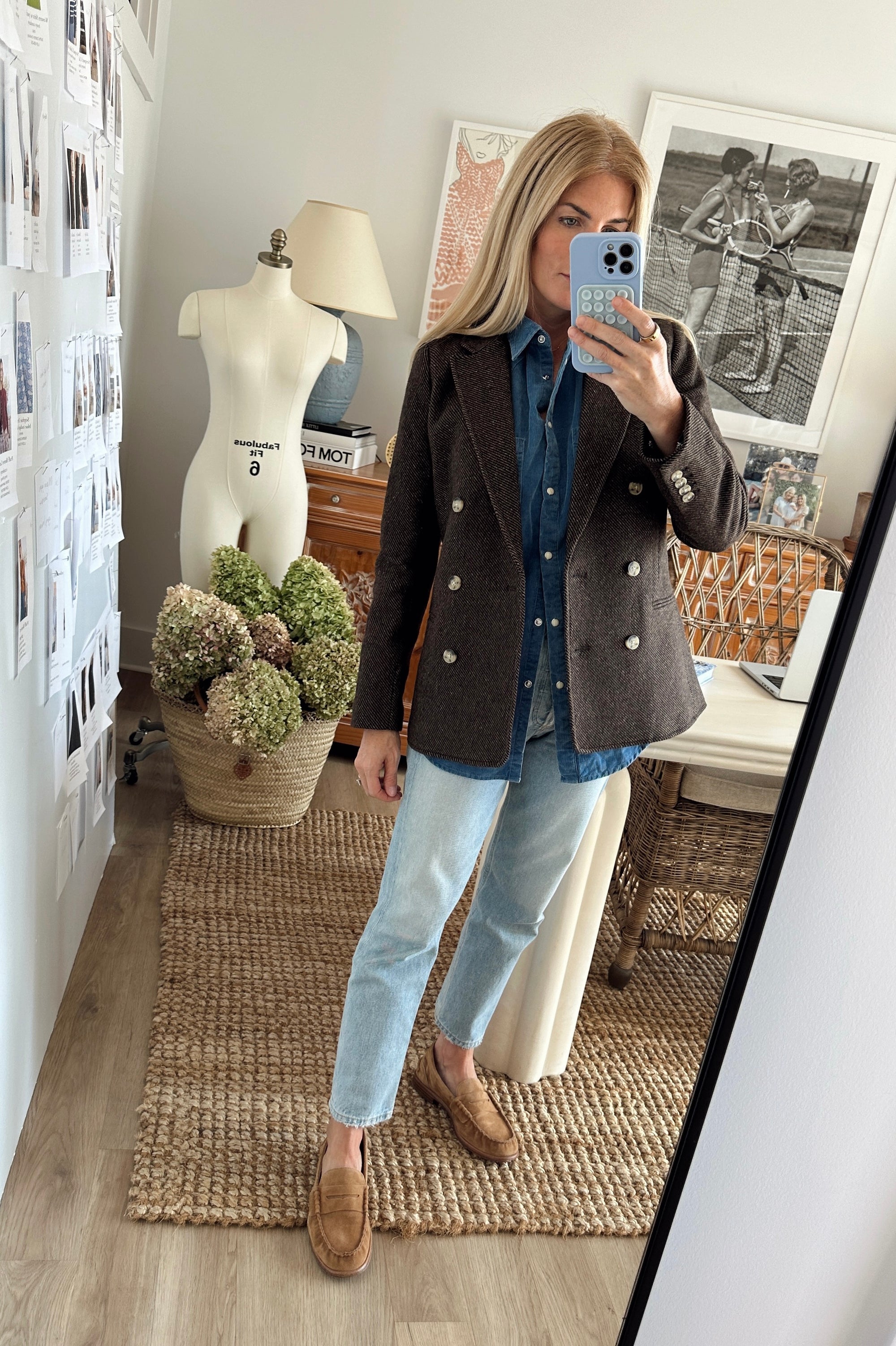 Hacking Jacket - Chocolate Herringbone