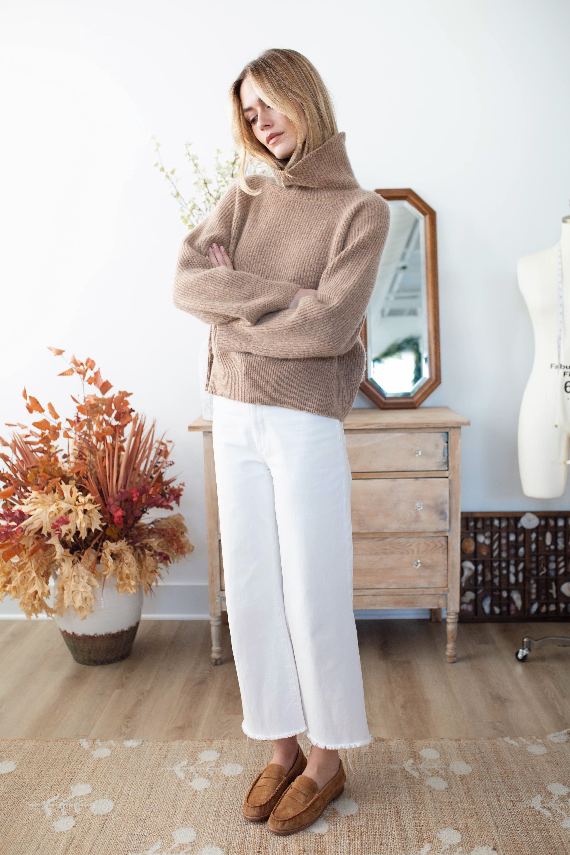 Sienna Sweater - Camel Heather