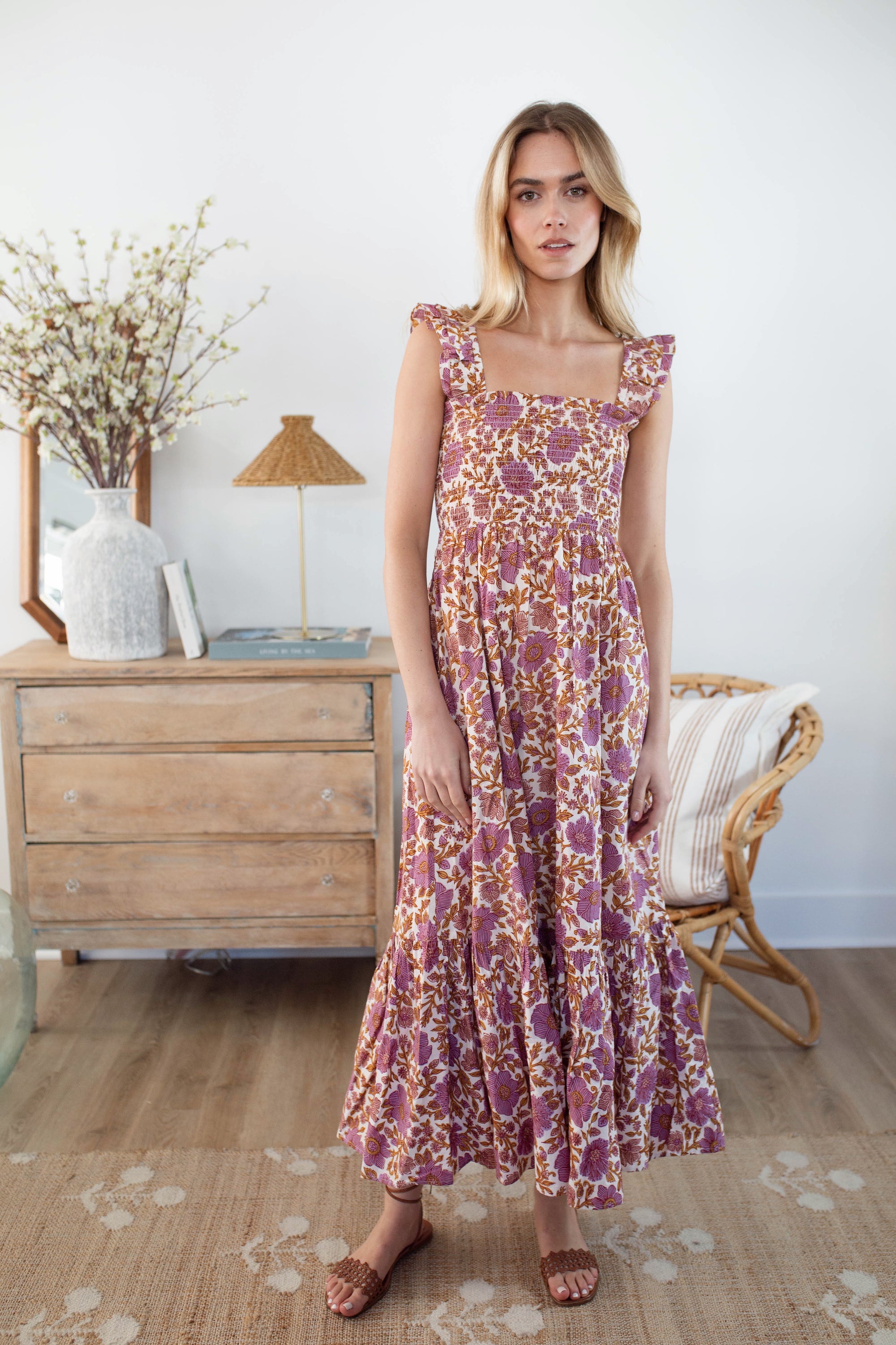 Sasco Dress - Lilac Orsay Floral - SUMMER SALE