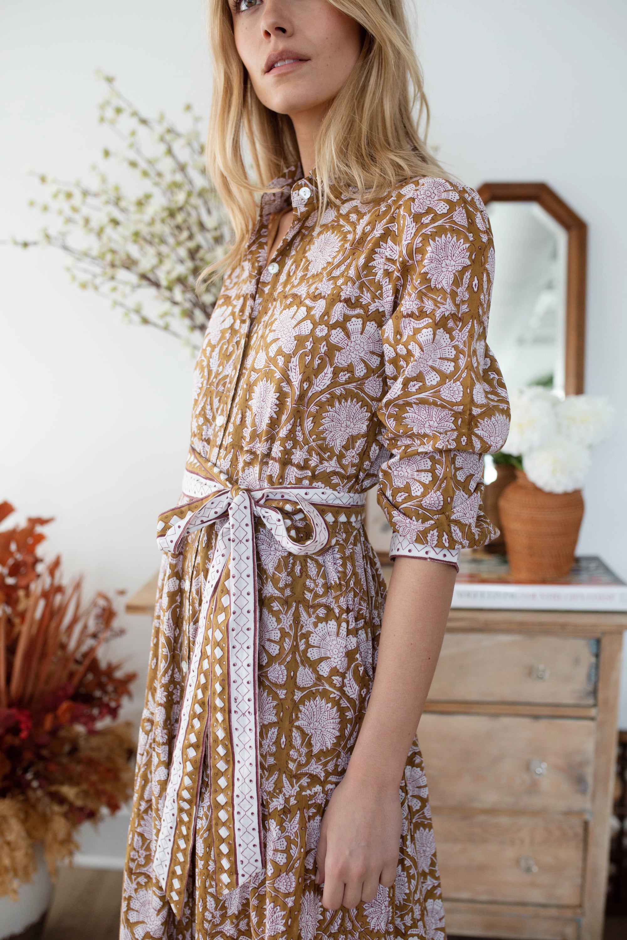 Flounce Shirt Dress - Tinsel Lorient