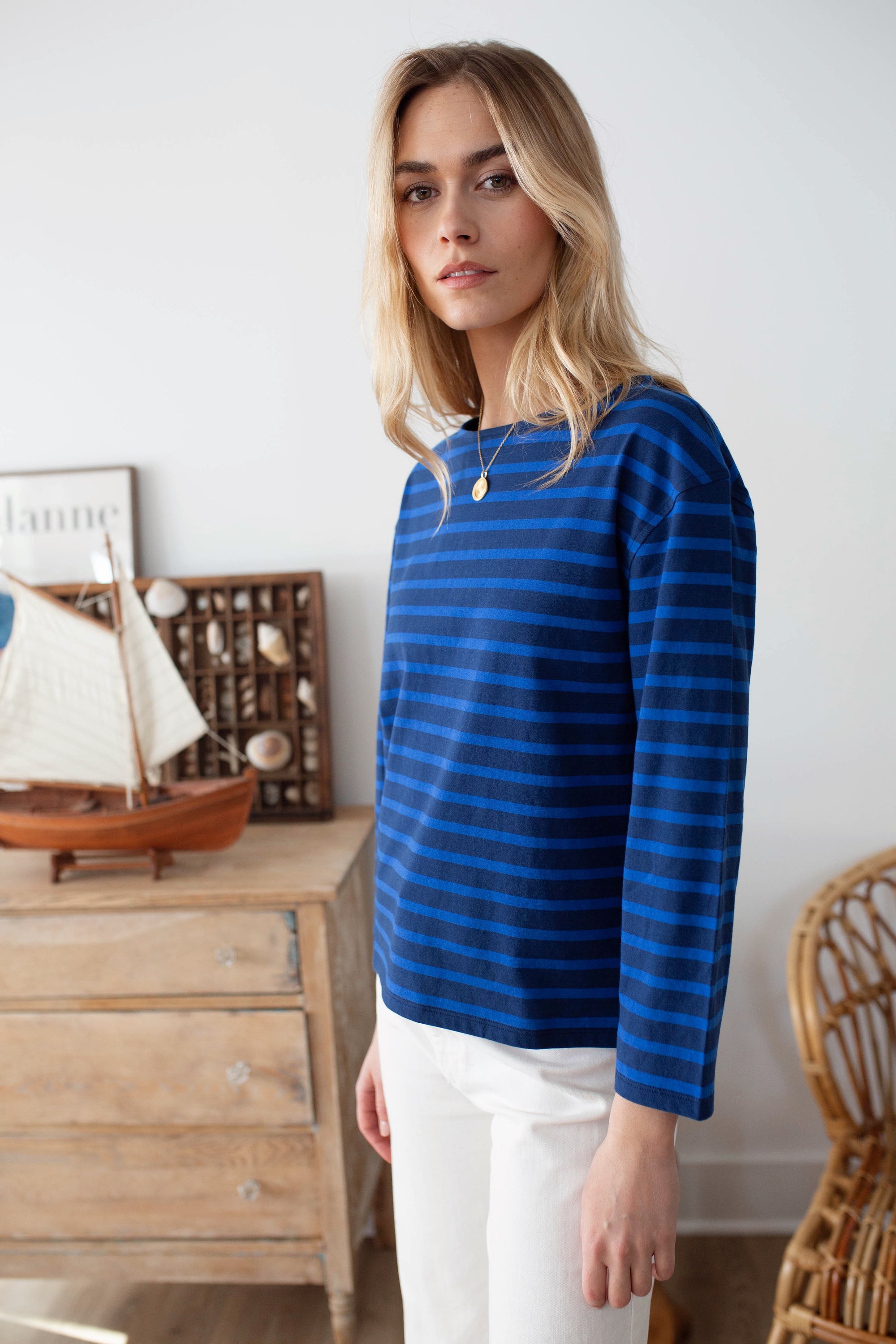 Long Sleeve Mariner - Tidal Blue/Navy