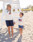 Kids Marea Flag Sweater - Ivory