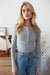 Pointelle Long Sleeve Henley - Grey
