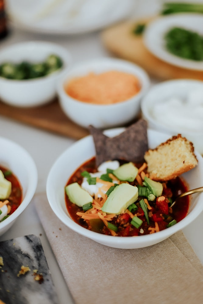 Slow Cooker Chili Bar