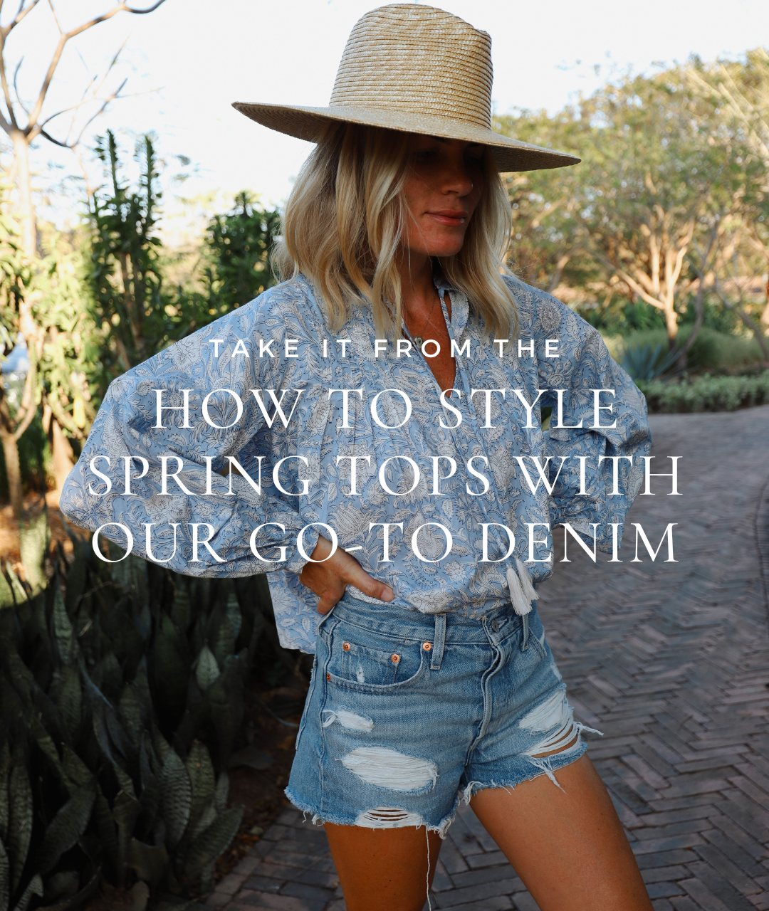 Styling Spring Tops With Our Go-To Denim