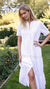 Eve Dress - White Dobby
