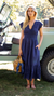 Fiona Dress - Navy Demi Eyelet