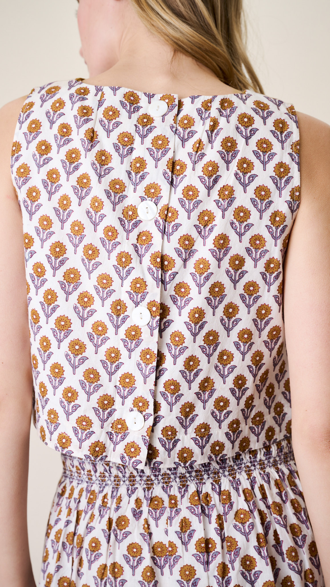 Josie Tank - Tinsel Sunflower