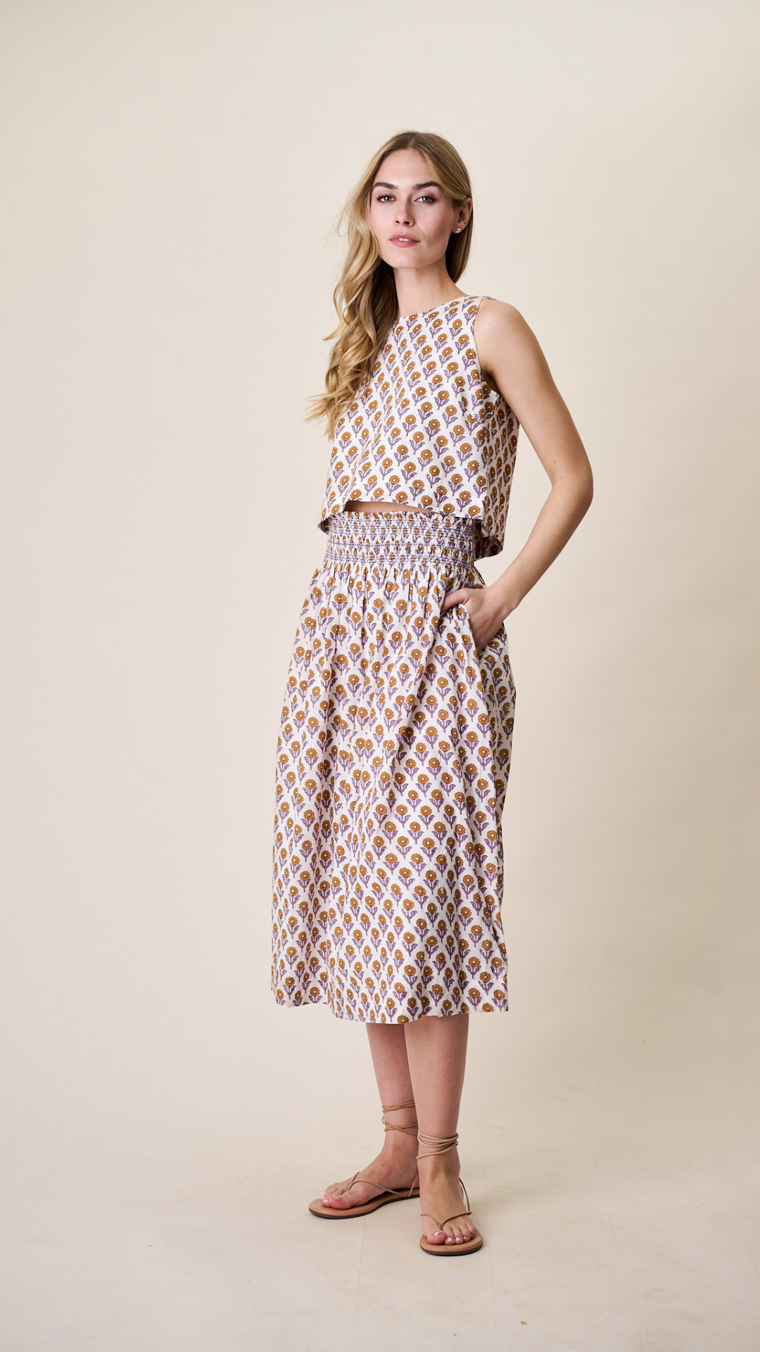 Sandra Skirt - Tinsel Sunflower