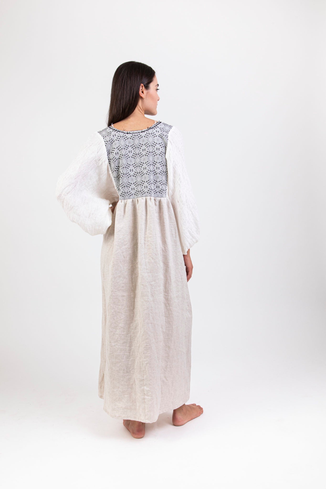 Adelina Natural Dress