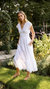 Fiona Dress - White Demi Eyelet