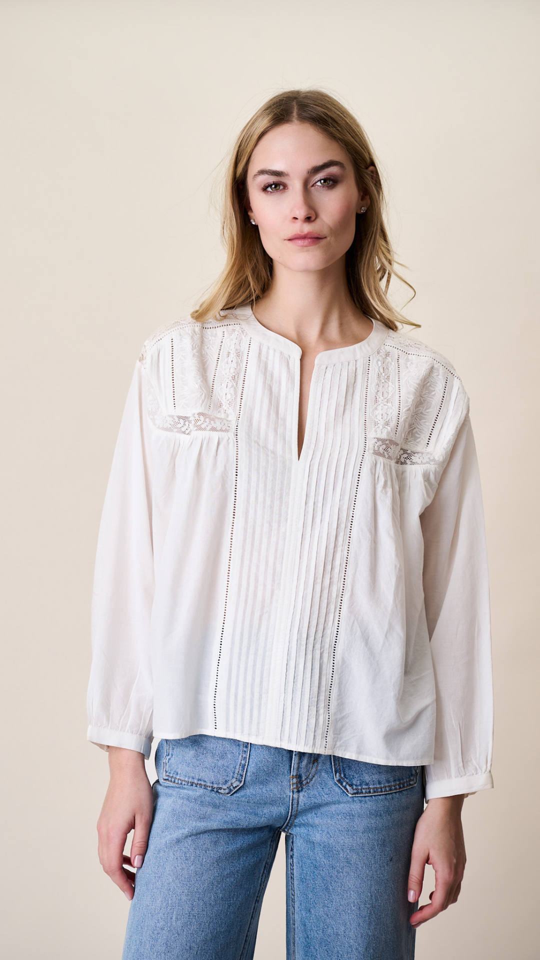 Daisy Top - White