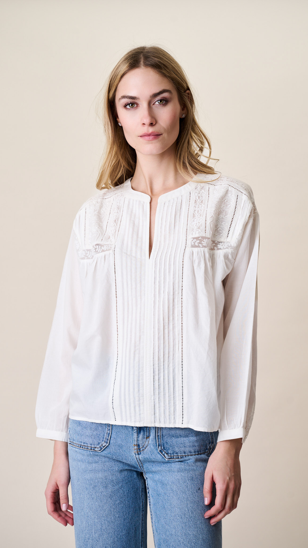 Daisy Top - White