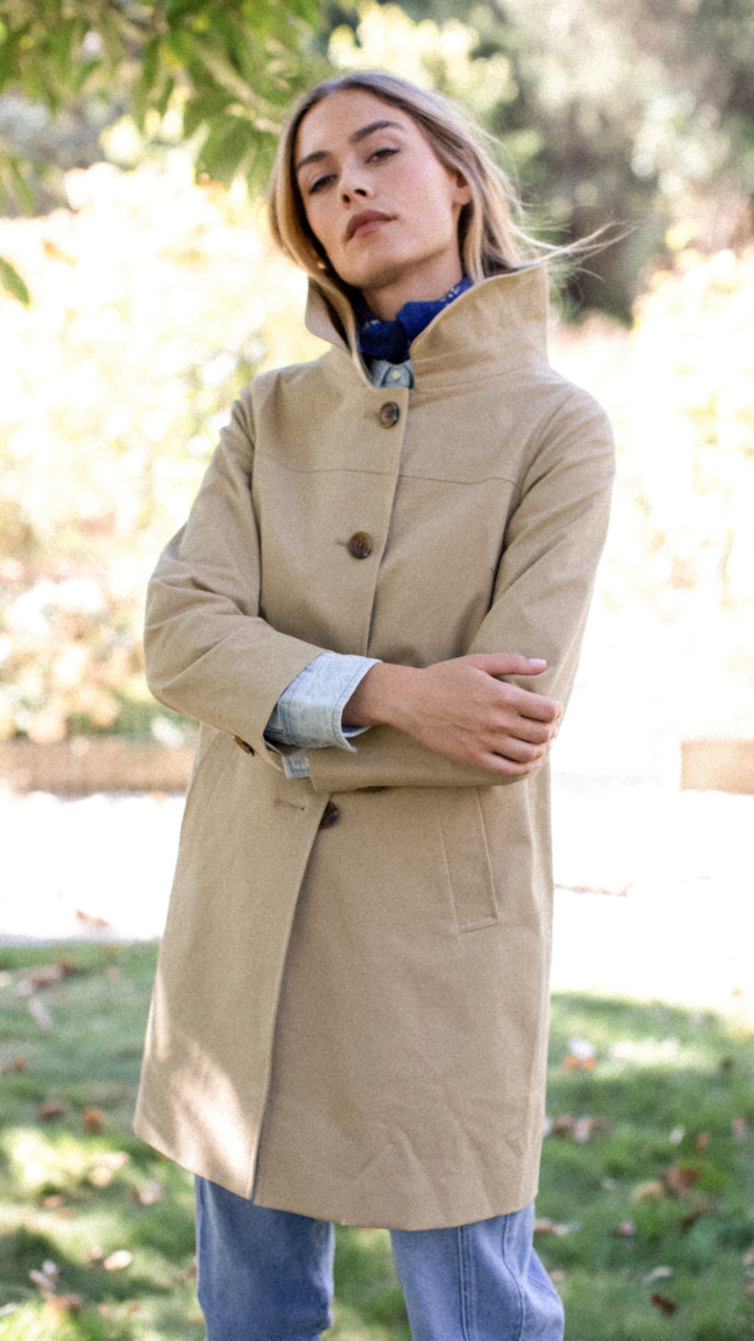 Marea Trench Coat - Khaki