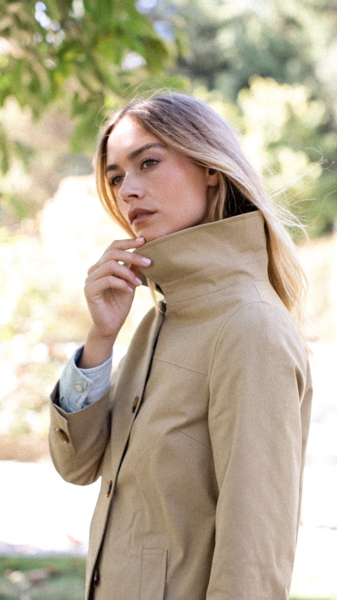 Marea Trench Coat - Khaki