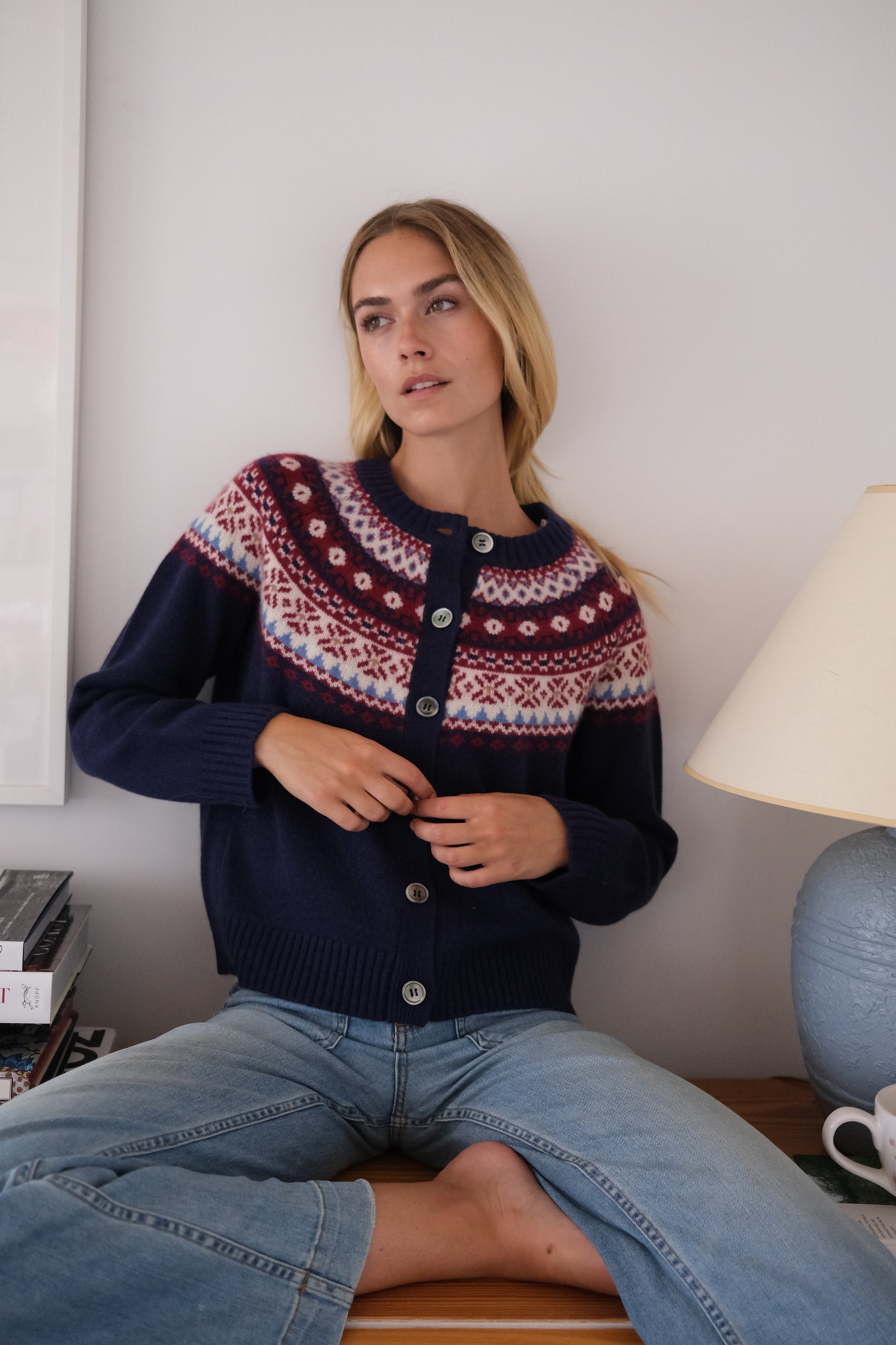 Louise Fairisle Cardigan