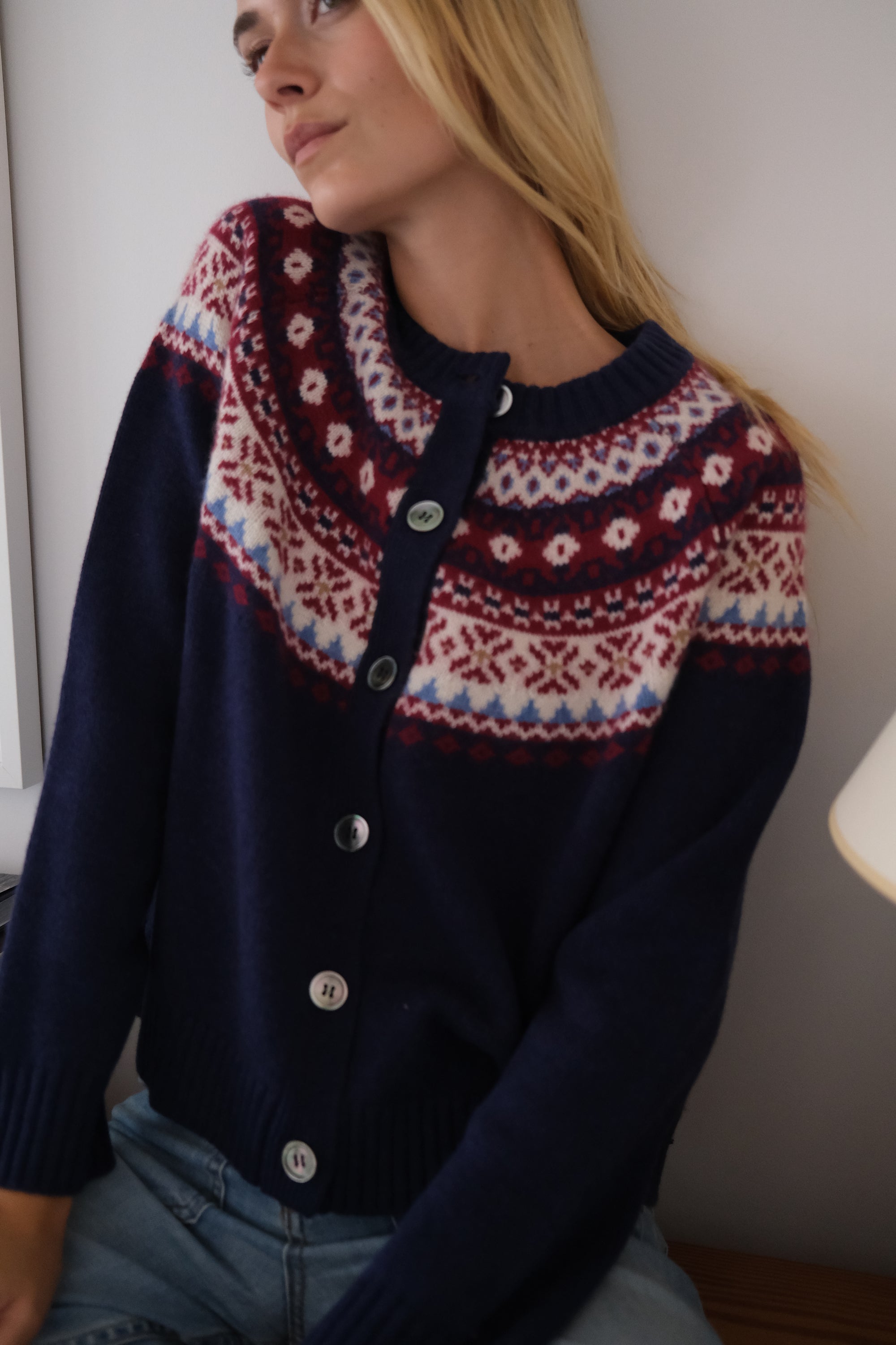 Louise Fairisle Cardigan