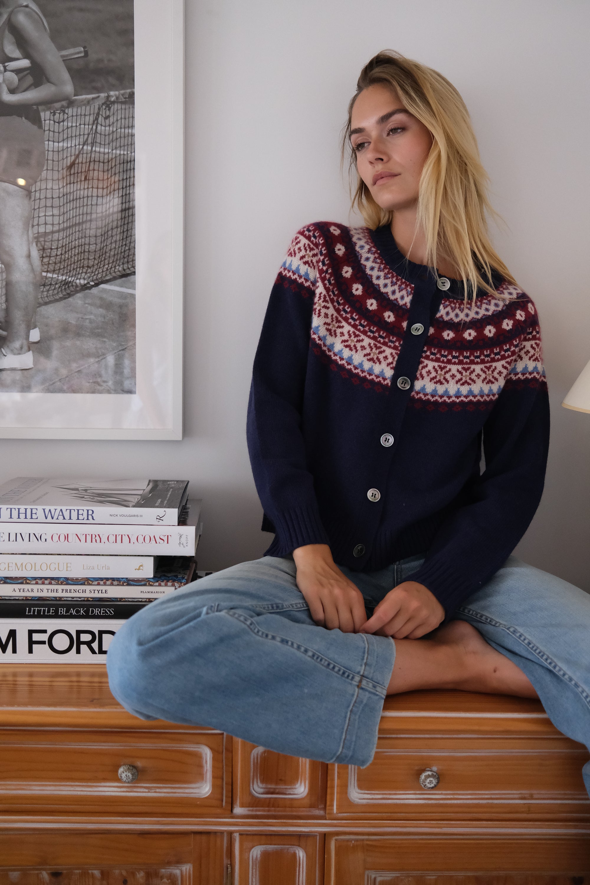 Louise Fairisle Cardigan