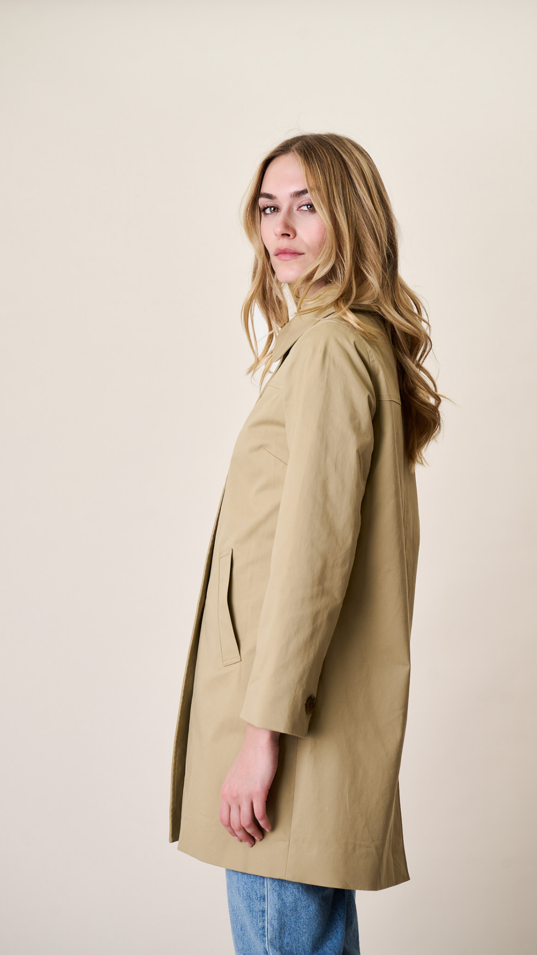 Marea Trench Coat - Khaki