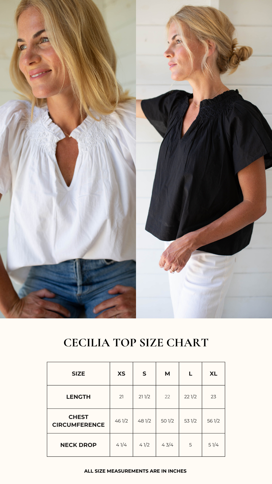 Cecelia Top - Black